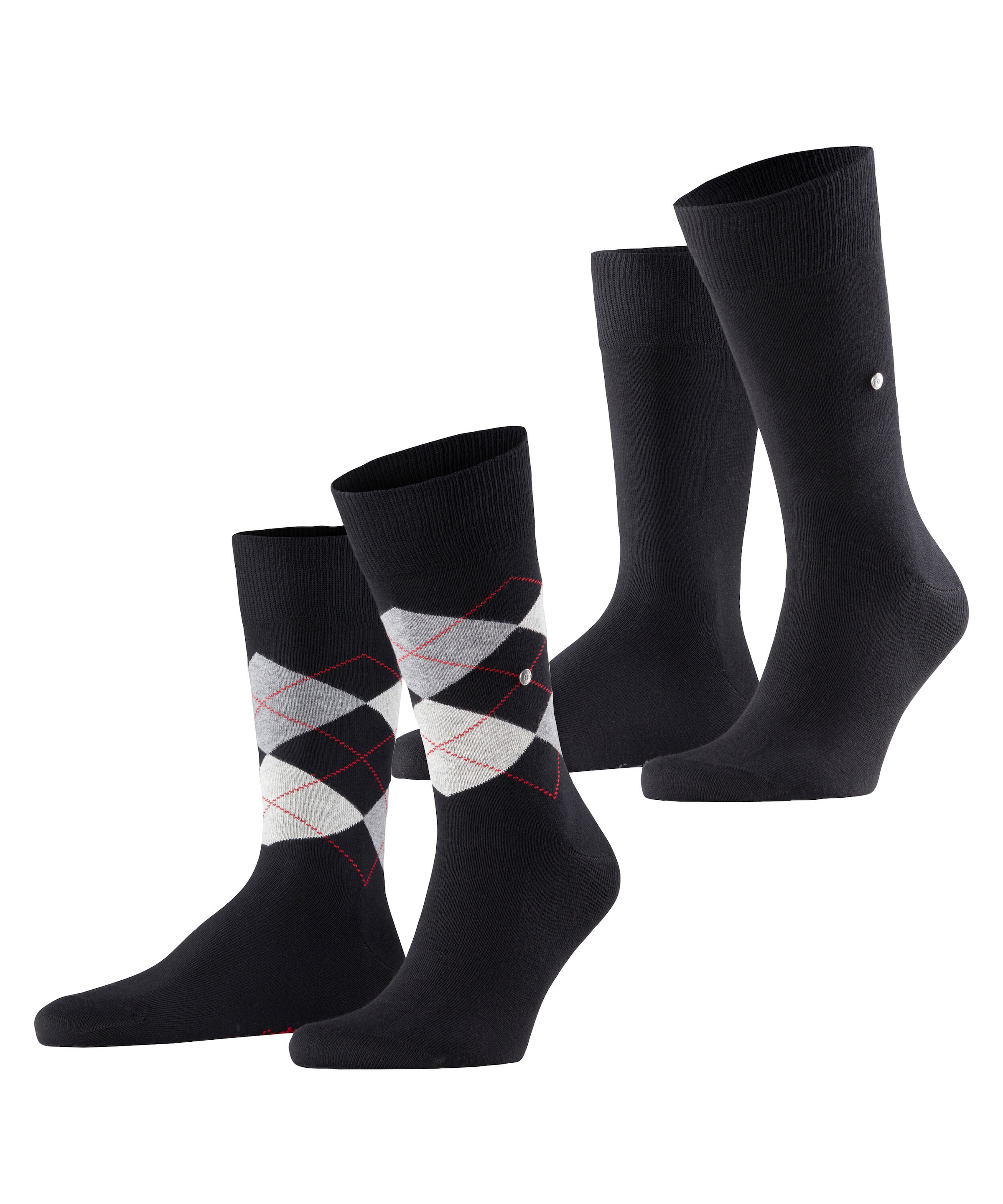 Burlington Socken »Everyday Argyle Mix« 2 Paar,  atmungsaktiv, Einheitsgröße 40-46, Argyle-Muster