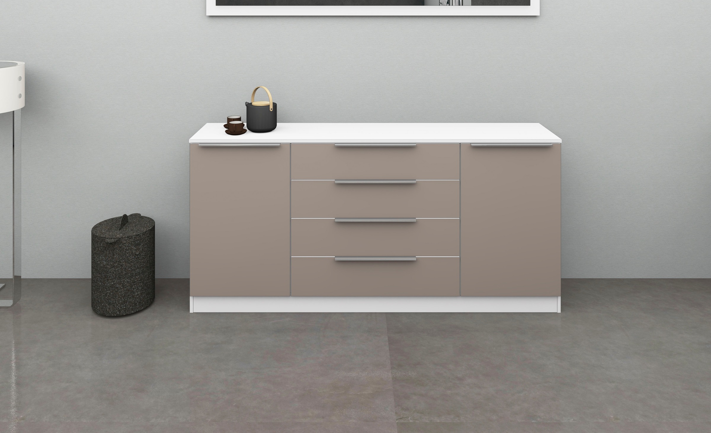 borchardt Möbel Kommode »Oliva«, Breite 166 cm, mit 4 Schubkästen