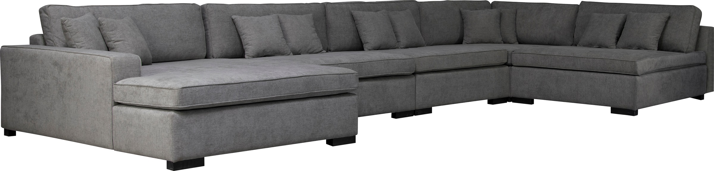 Guido Maria Kretschmer Home&Living Wohnlandschaft »Skara U-Form«, Lounge-Sofa mit Federkernpolsterung, in vielen Bezugsvarianten