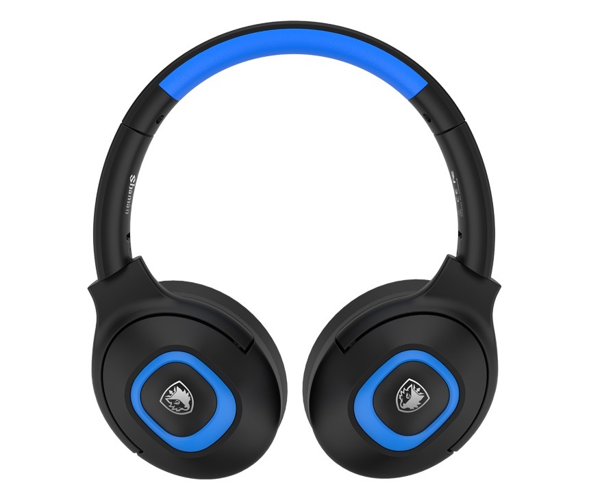 Sades Gaming-Headset »Shaman SA-724 Gaming Headset, schwarz/blau, USB, kabelgebunden, Stereo, Over Ear, PC, PST, XBox, Nintendo Switch, VR, Phone«, Mikrofon abnehmbar