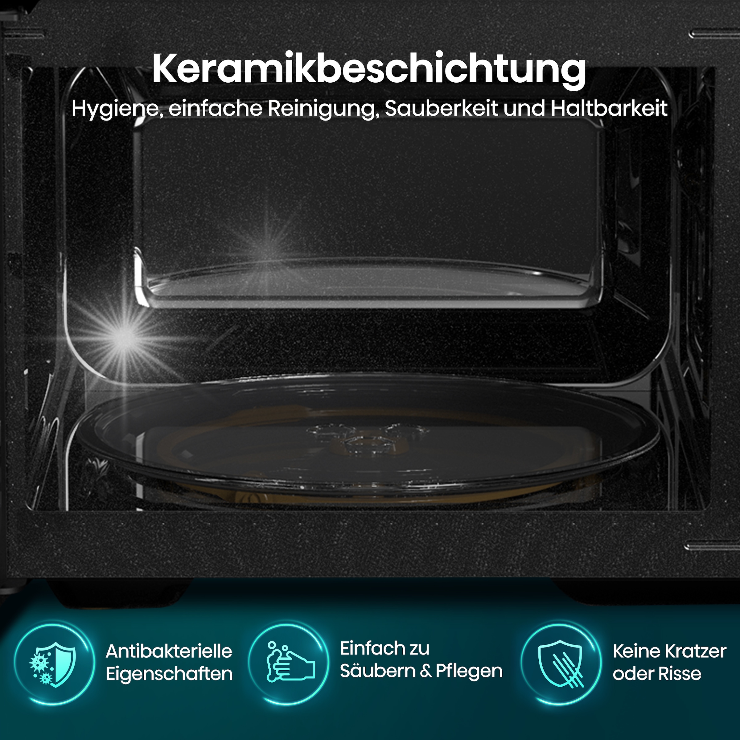 Hisense Mikrowelle »H23MOBS4HI«, Mikrowelle, 1400 W