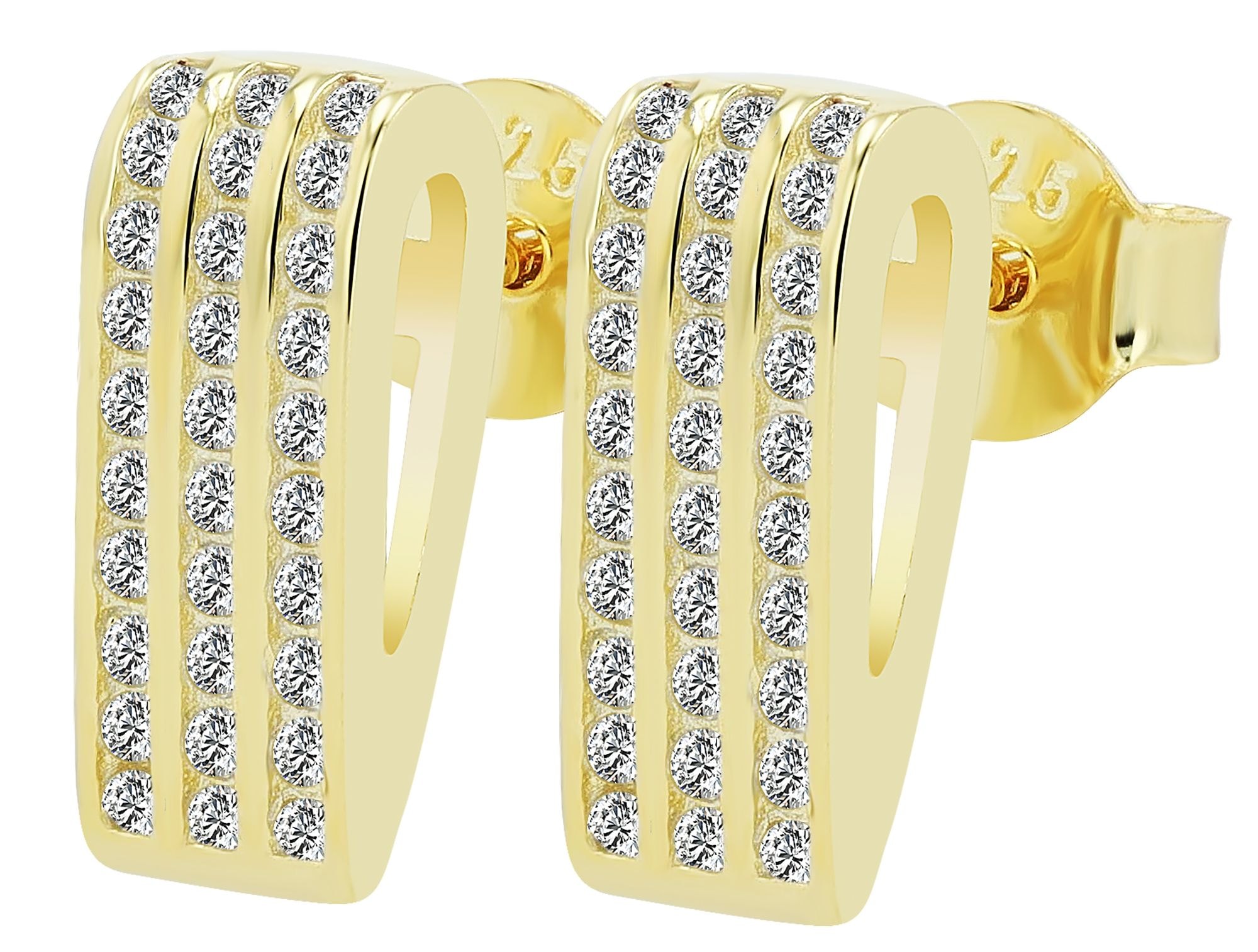 Adelia´s Paar Ohrstecker »Damen Ohrringe ¿ Ohrstecker aus 925 Silber«