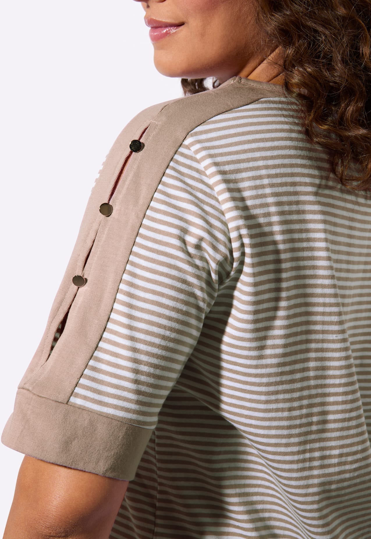 Casual Looks Kurzarmshirt »Ringelshirt« 1 tlg.