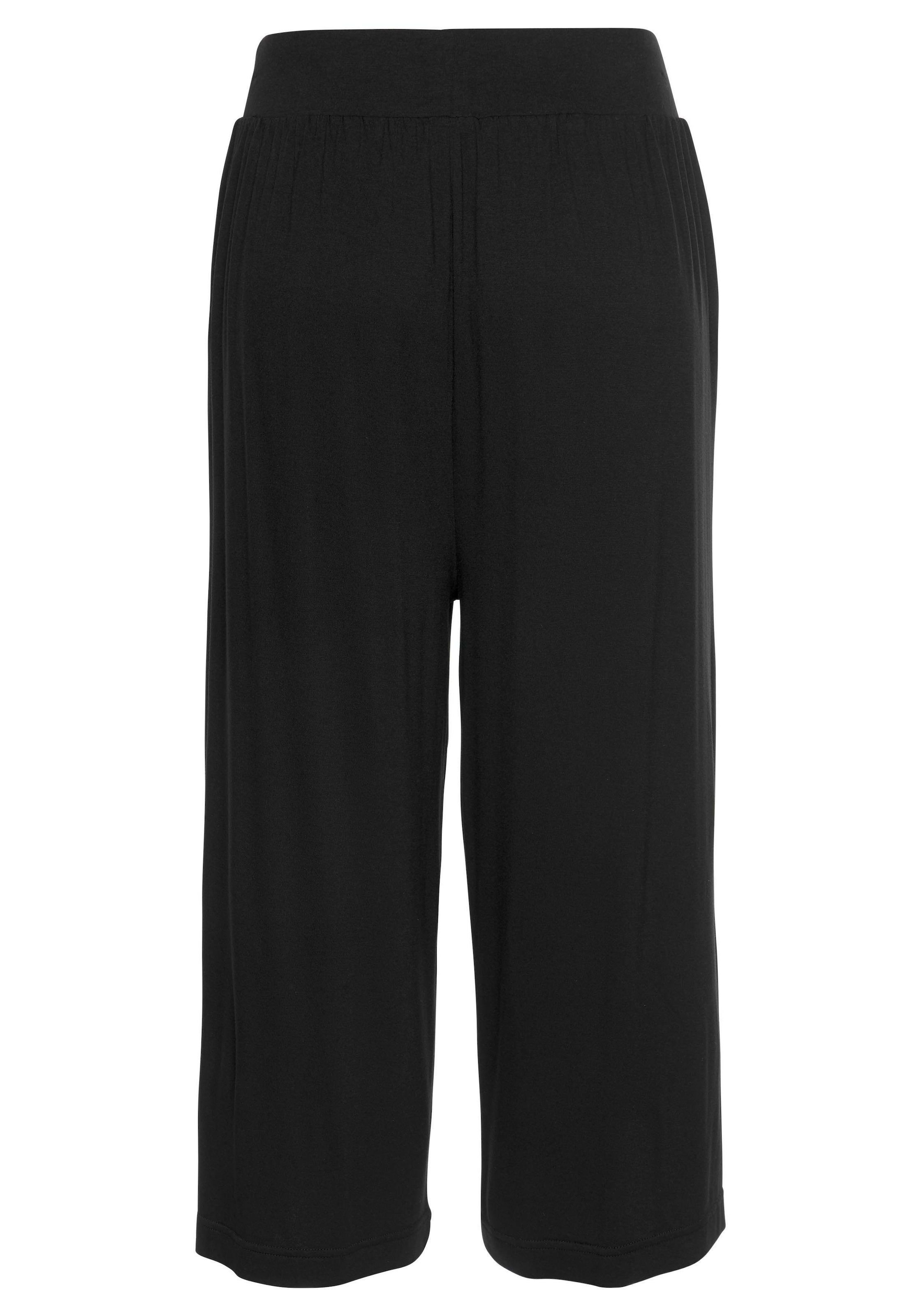 LASCANA Culotte, mit extra-weitem Bein und Taschen, bequeme Jerseyhose