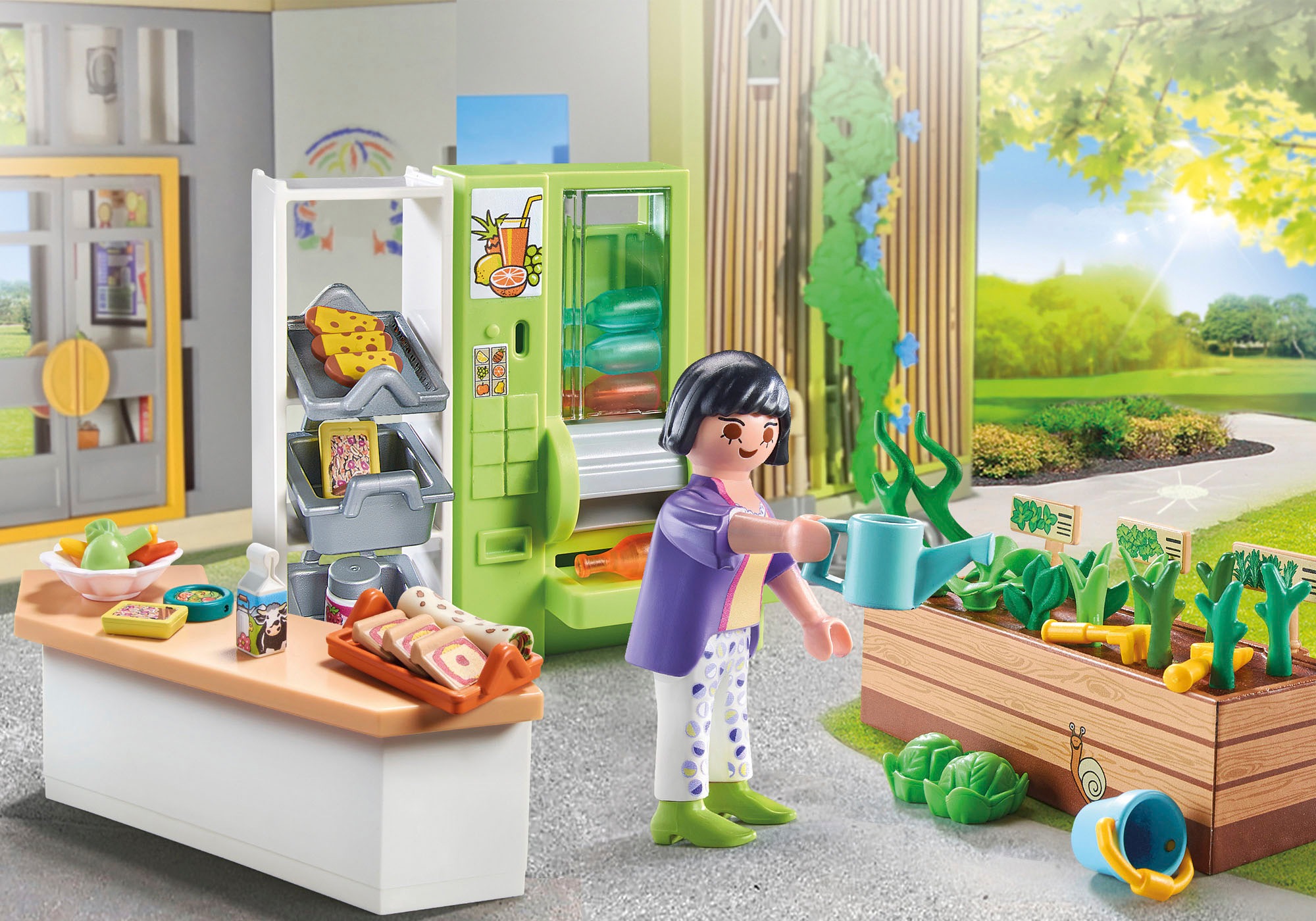 Playmobil® Konstruktions-Spielset »Schulkiosk (71333), My City Life«, (58 St.), Made in Europe