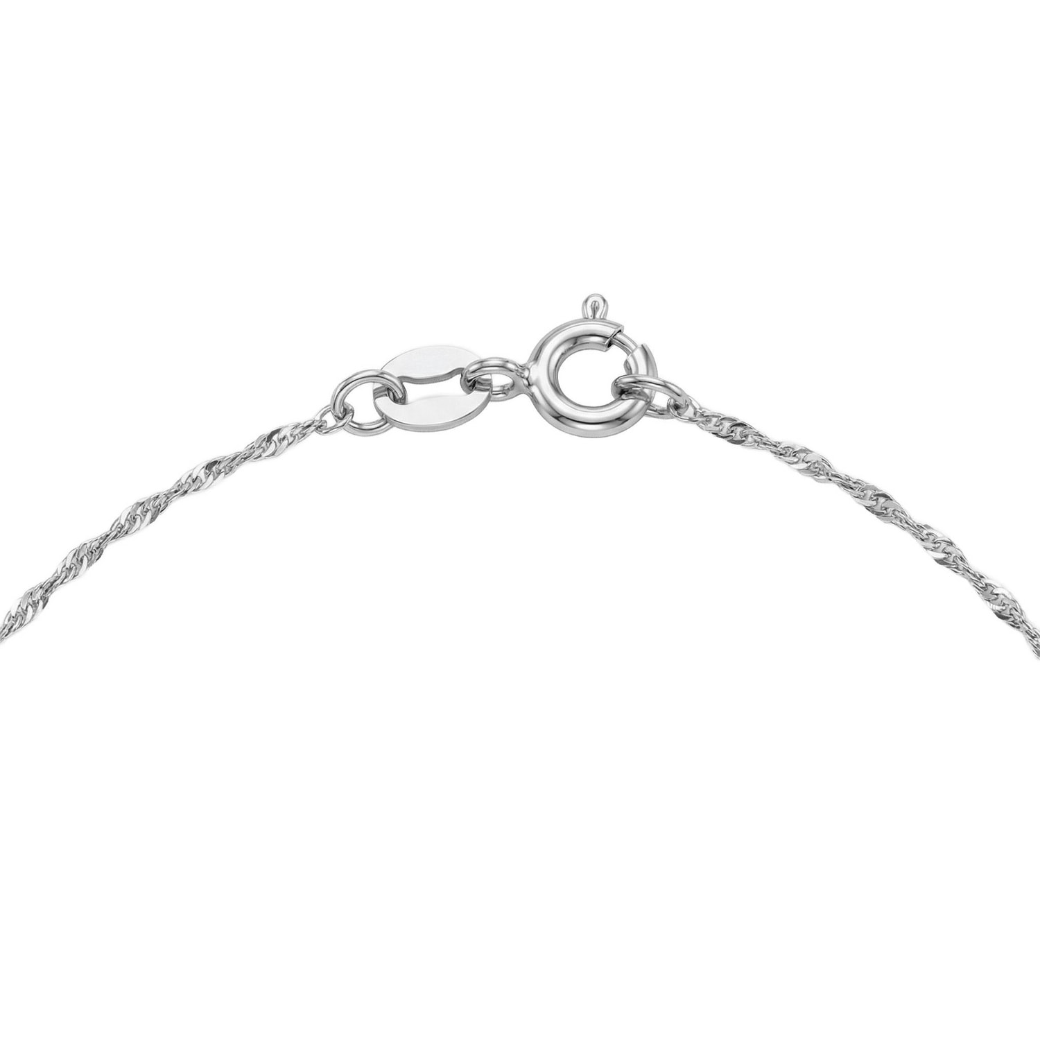 Amor Kette ohne Anhänger »Schmuck, Geschenk, Solitär-Optik« mit Zirkonia (synth.)