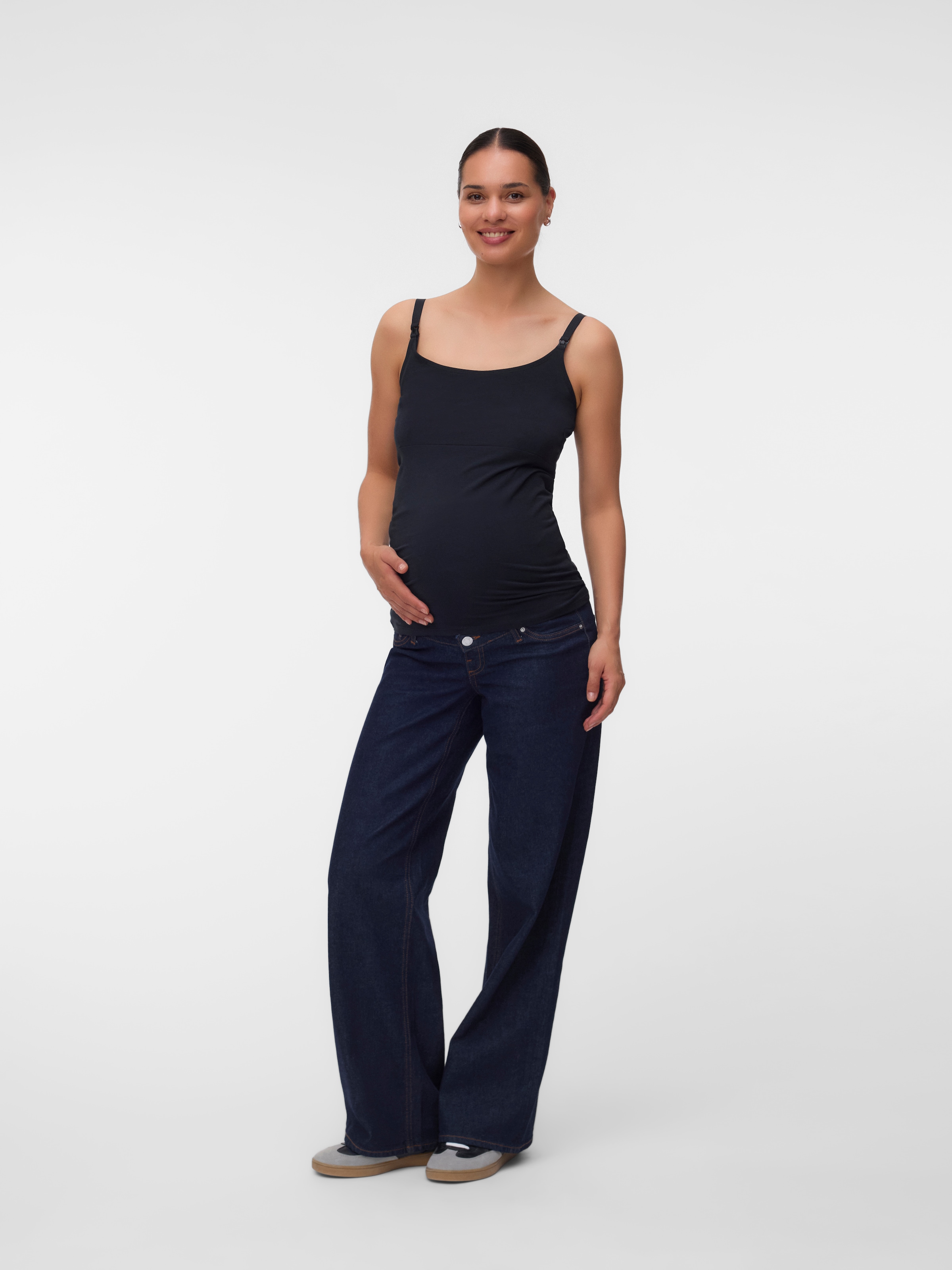 Mamalicious Umstandstop »MLKERRIE STRAP JRS TOP 2F 2-P NOOS« Packung, 2 Baumwollmischung, regular fit