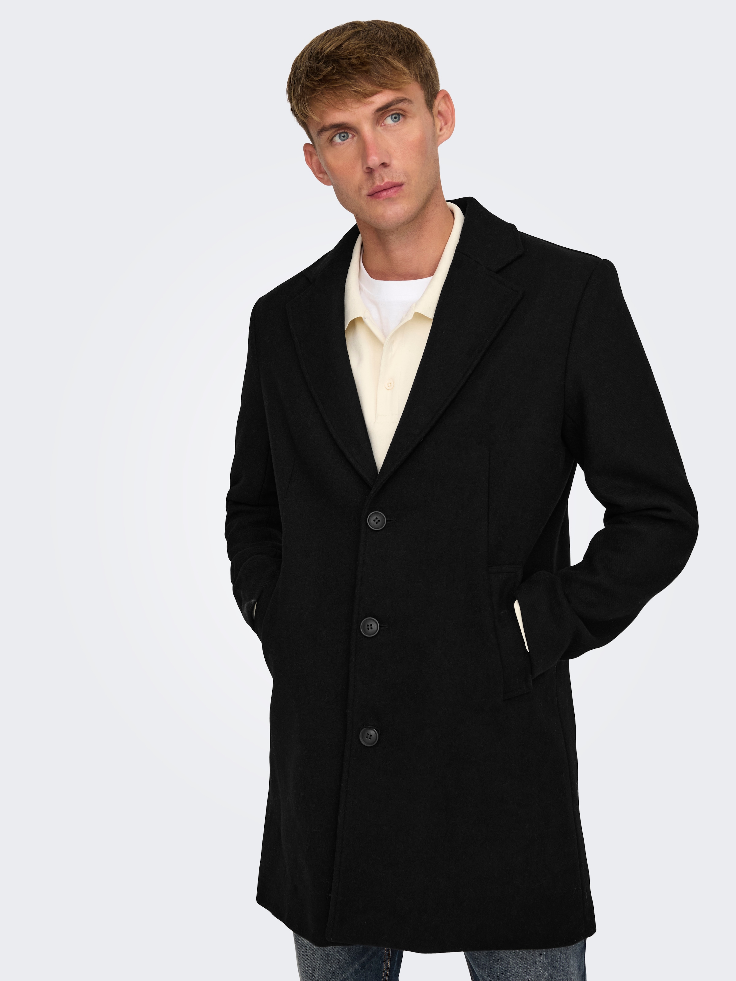 ONLY & SONS Kurzmantel »ONSMATTHEW WOOL COAT OTW«