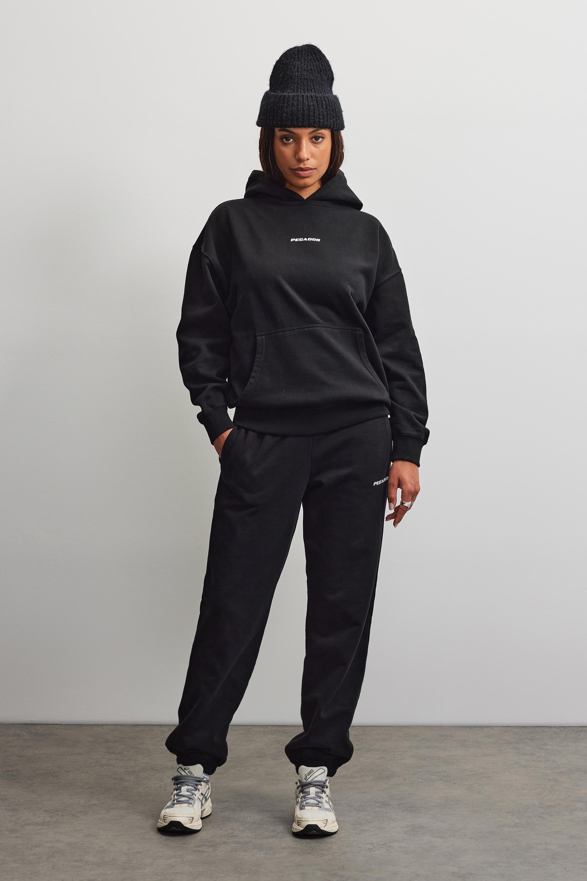 PEGADOR Kapuzensweatshirt »ATNA LOGO OVERSIZED HOODIE«, Baumwollmischung, oversize
