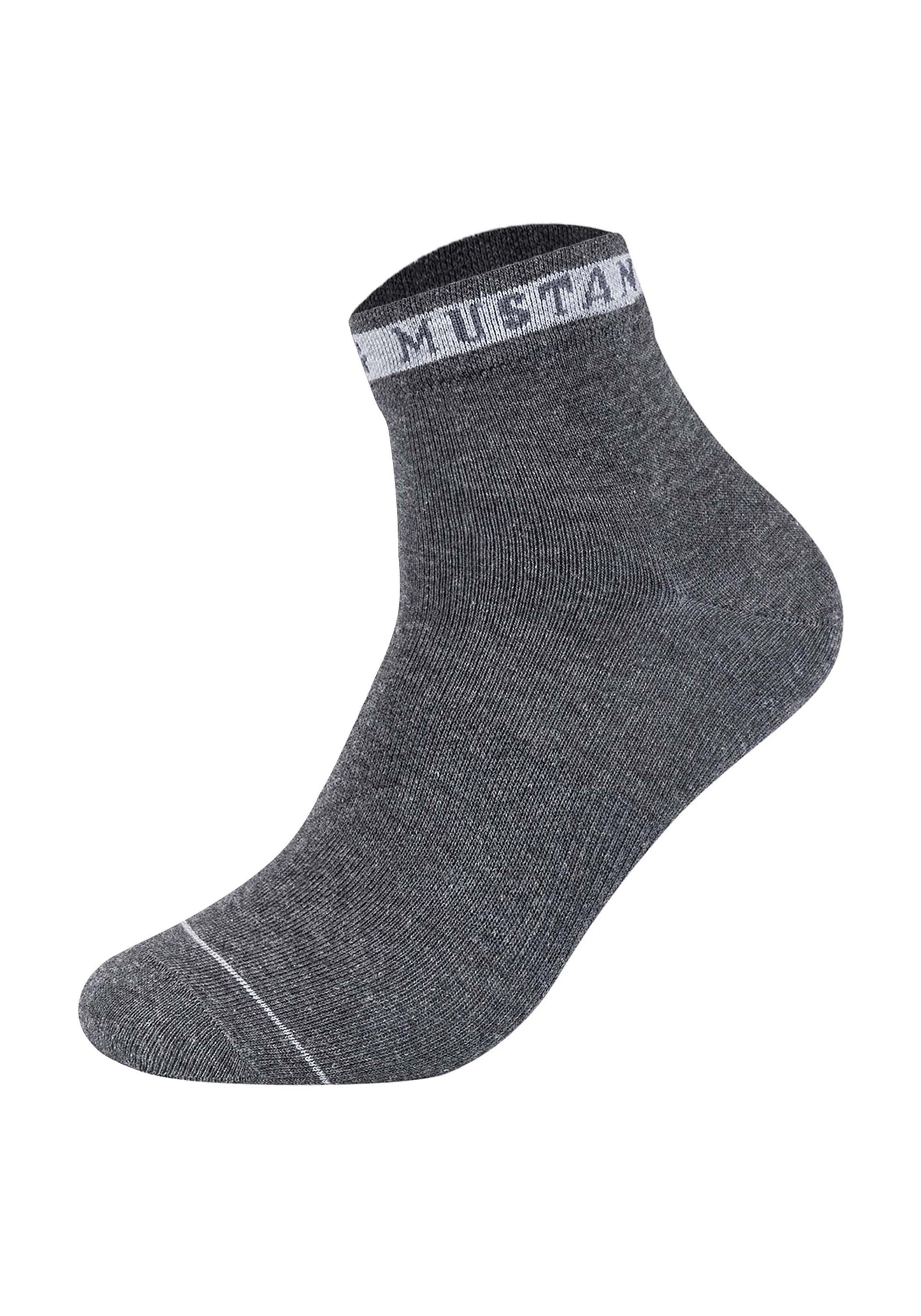 MUSTANG Kurzsocken »Socken Casual Organic Cotton Quarter 6-Pack 6er Pack« 6 Paar tlg.