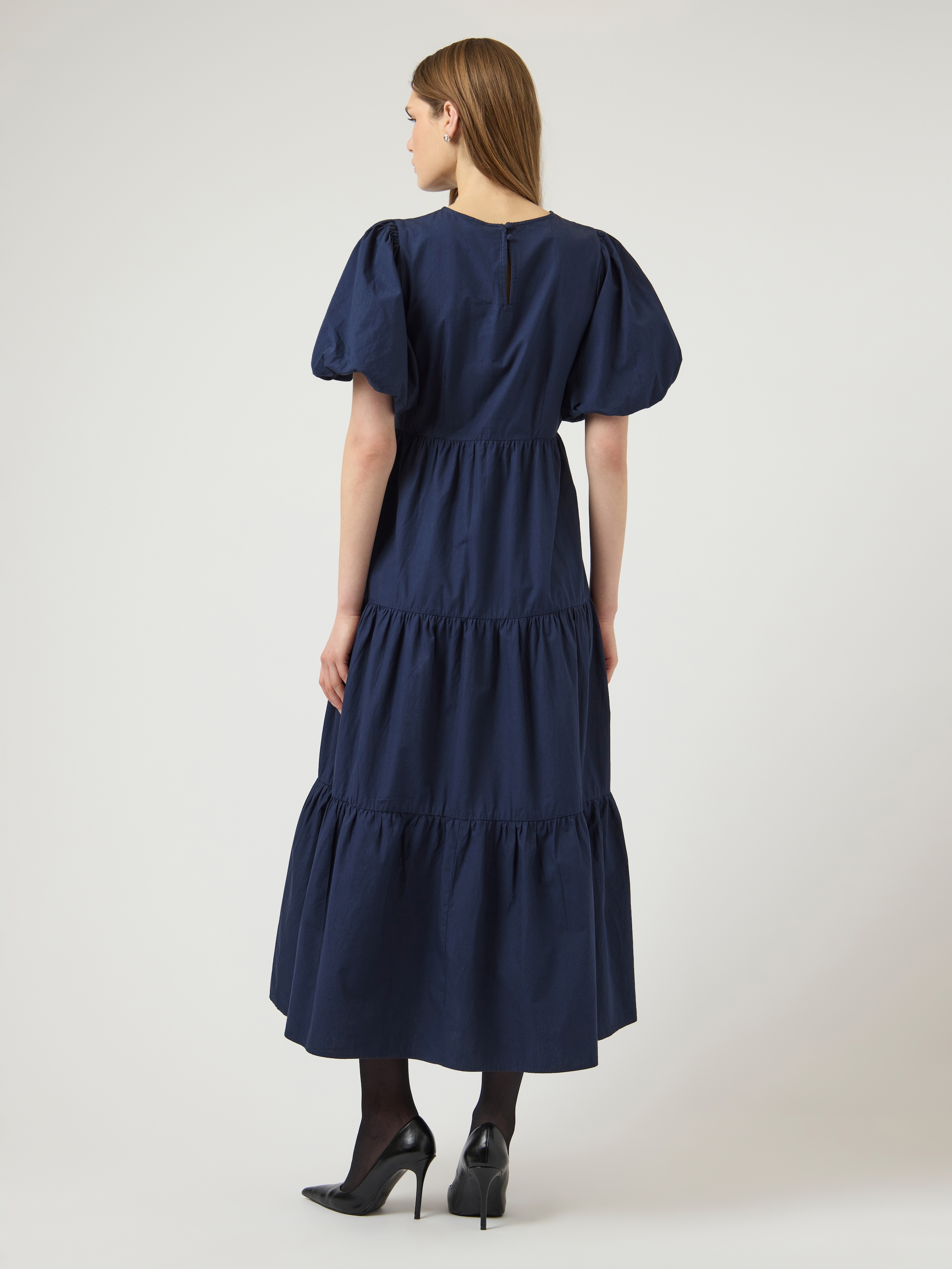 Y.A.S Midikleid »YASCOLEA SS ANKLE DRESS S. NOOS« Sommerkleid, Baumwolle, knöchellang