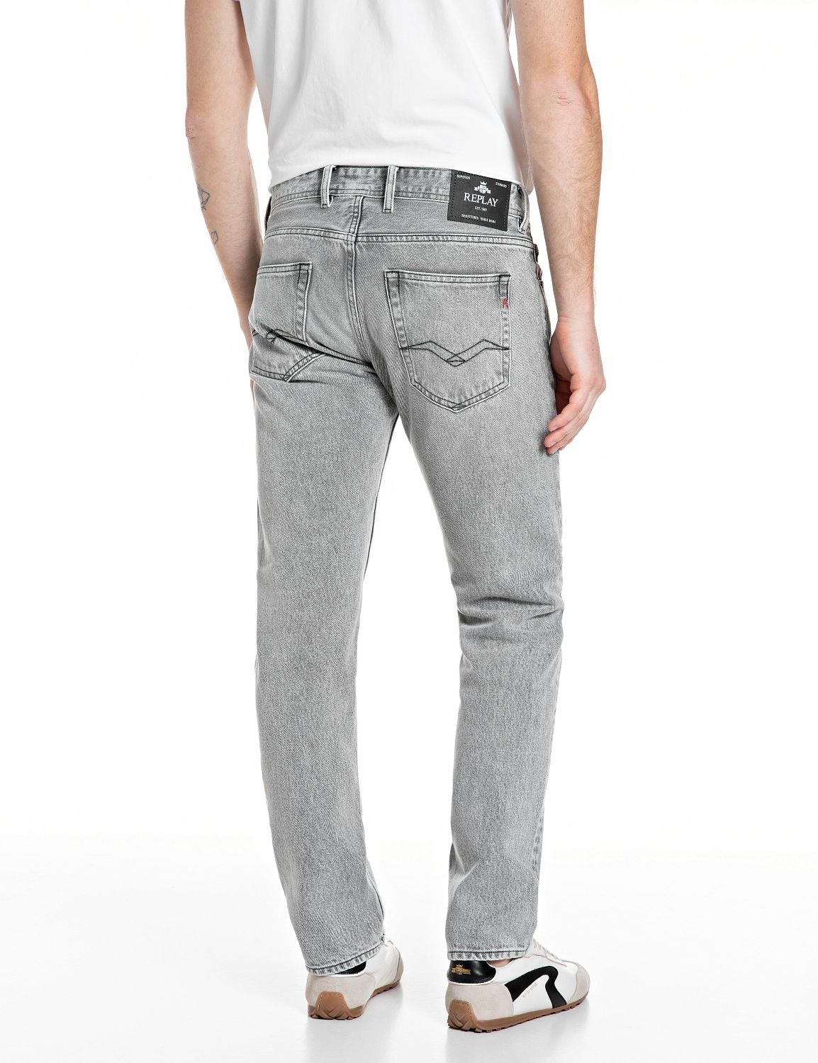 Replay Straight-Jeans »GROVER« in vielen verschiedenen Waschungen, mit Stretch
