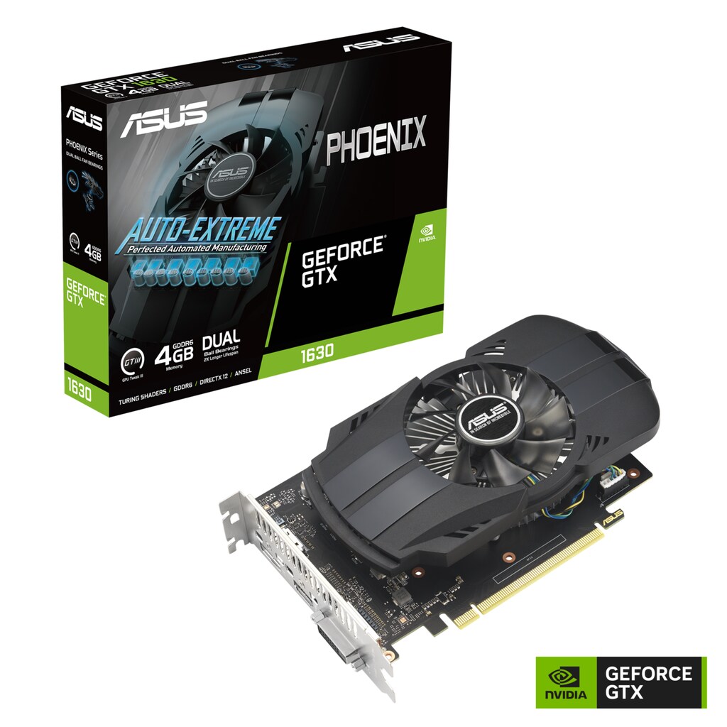 Asus Grafikkarte »PH-GTX1630-4G-EVO«, 4 GB, GDDR6