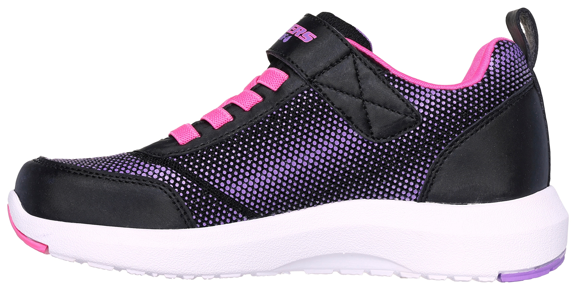 Skechers Sneaker »DYNAMIC TREAD«  , Freizeitschuh, Klettschuh mit glänzendem Textileinsatz