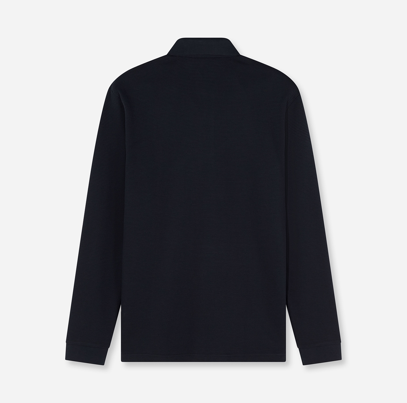 OLYMP Langarm-Poloshirt »Casual« in Waffel-Struktur, regular fit