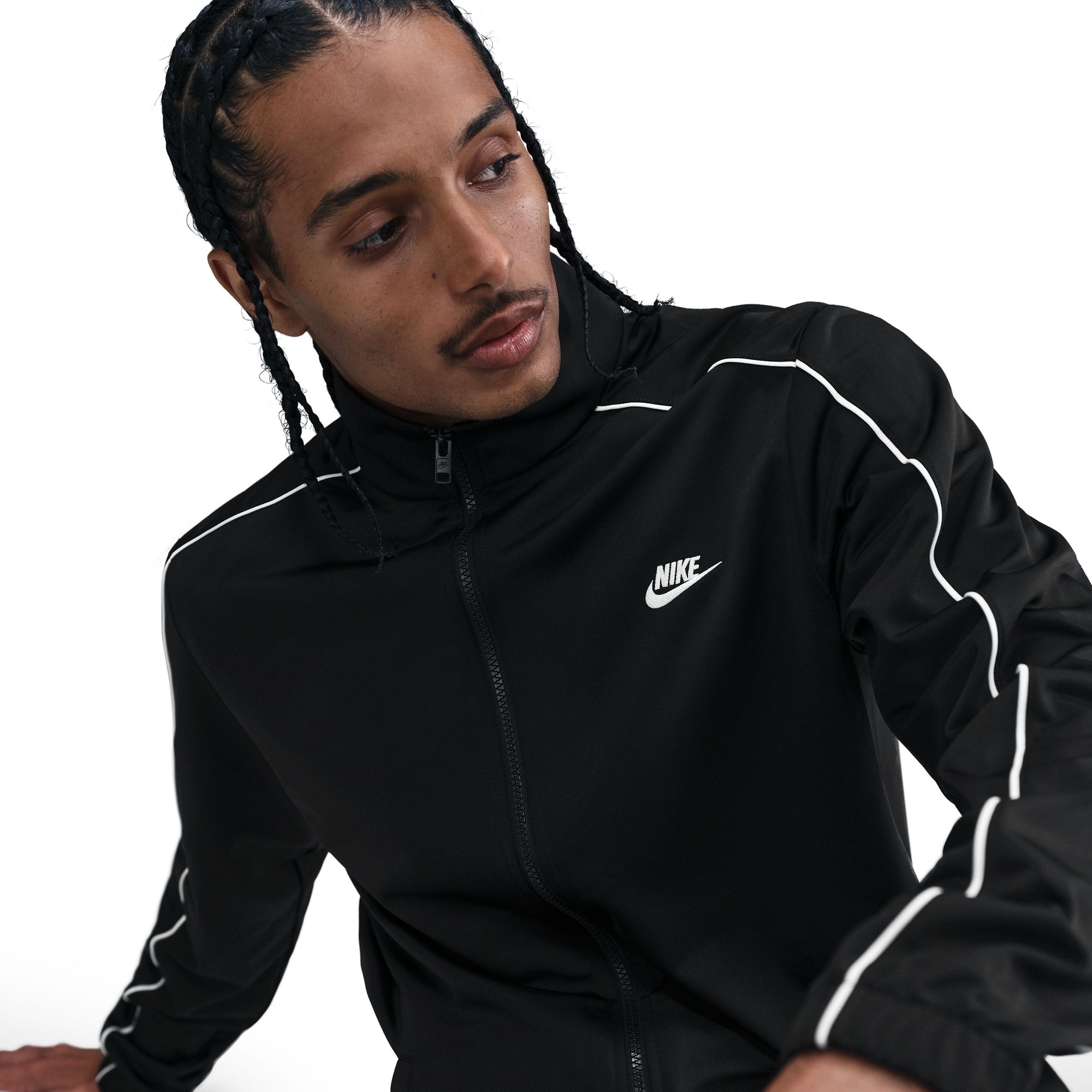 Nike Sportswear Trainingsanzug »Nike Sportswear Club Men's Poly-Knit Tracksuit« mit leichtem Material, in Poly-Knit-Ausführung, aus Polyester
