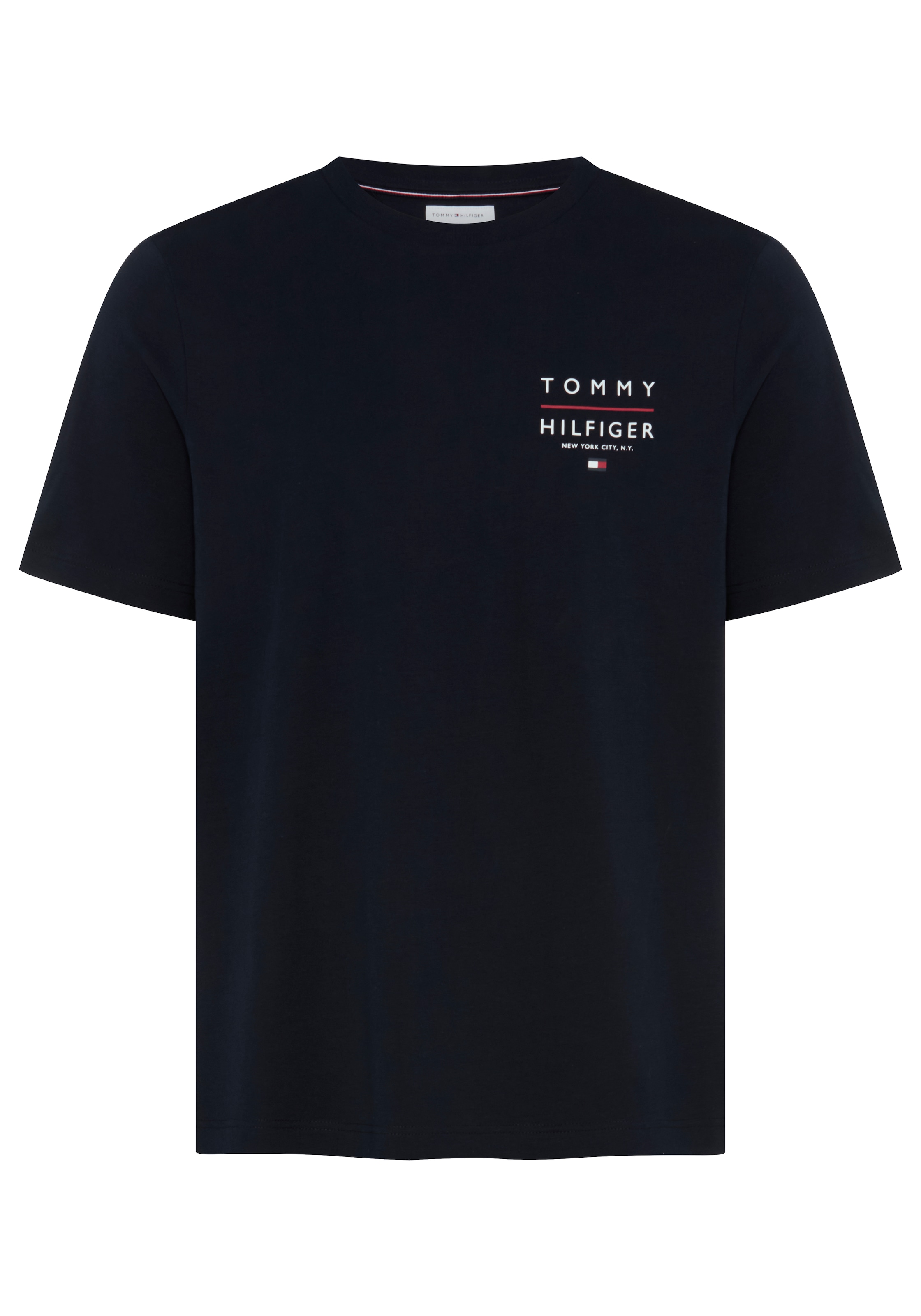 Tommy Hilfiger T-Shirt »BRAND LOVE LEFT CHEST RWB TEE« regular fit, Rundhals