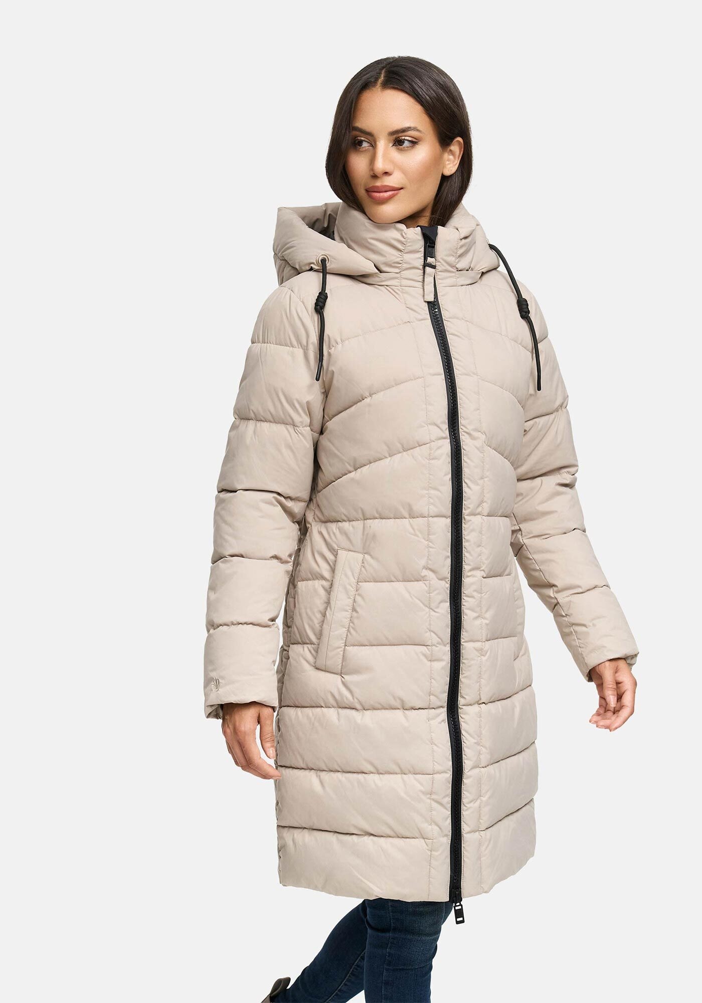 Marikoo Winterjacke »Marikoo Kaltnäschen Damen Winter Steppmantel Jacke N075«