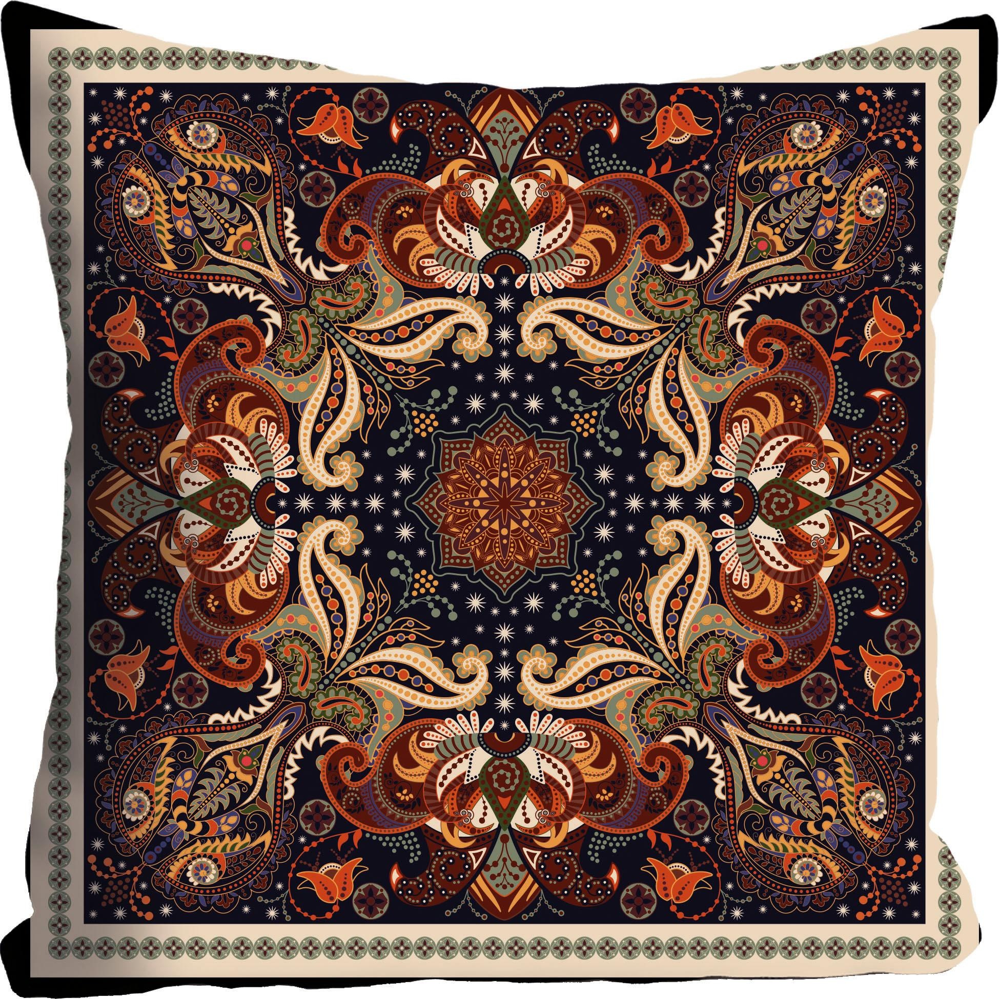 queence Dekokissen »»Ornament«,« Kissenhülle ohne Füllung, 1 Stück