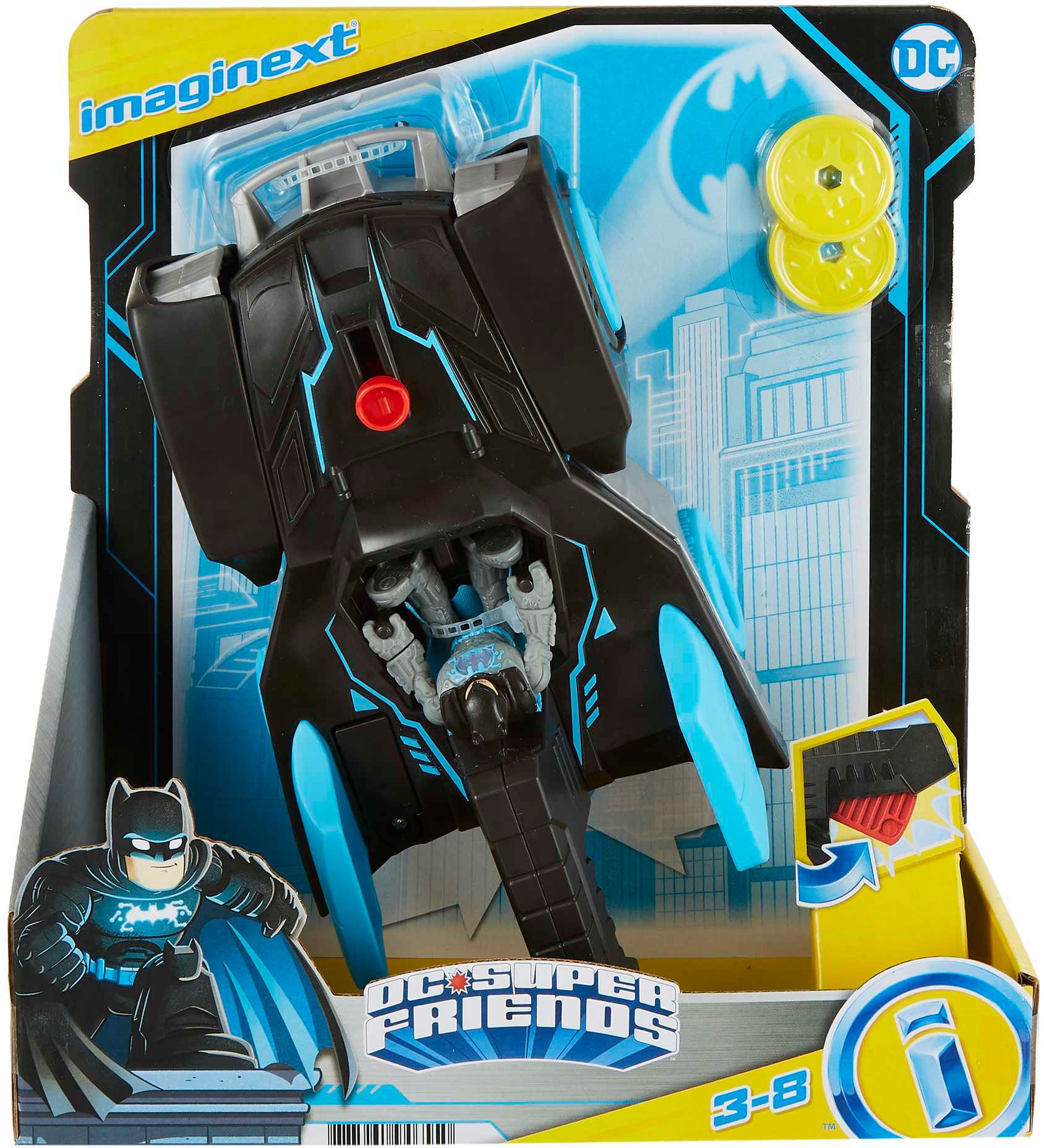 Mattel® Spielzeug-Auto »Imaginext DC Super Friends Bat-Tech Batmobil und Batman«