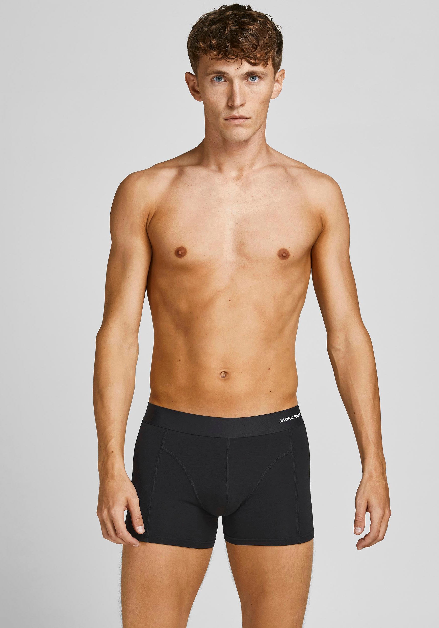 Jack & Jones Trunk »JACBASIC BAMBOO TRUNKS 3 PACK NOOS«, (Packung, 3 St.)