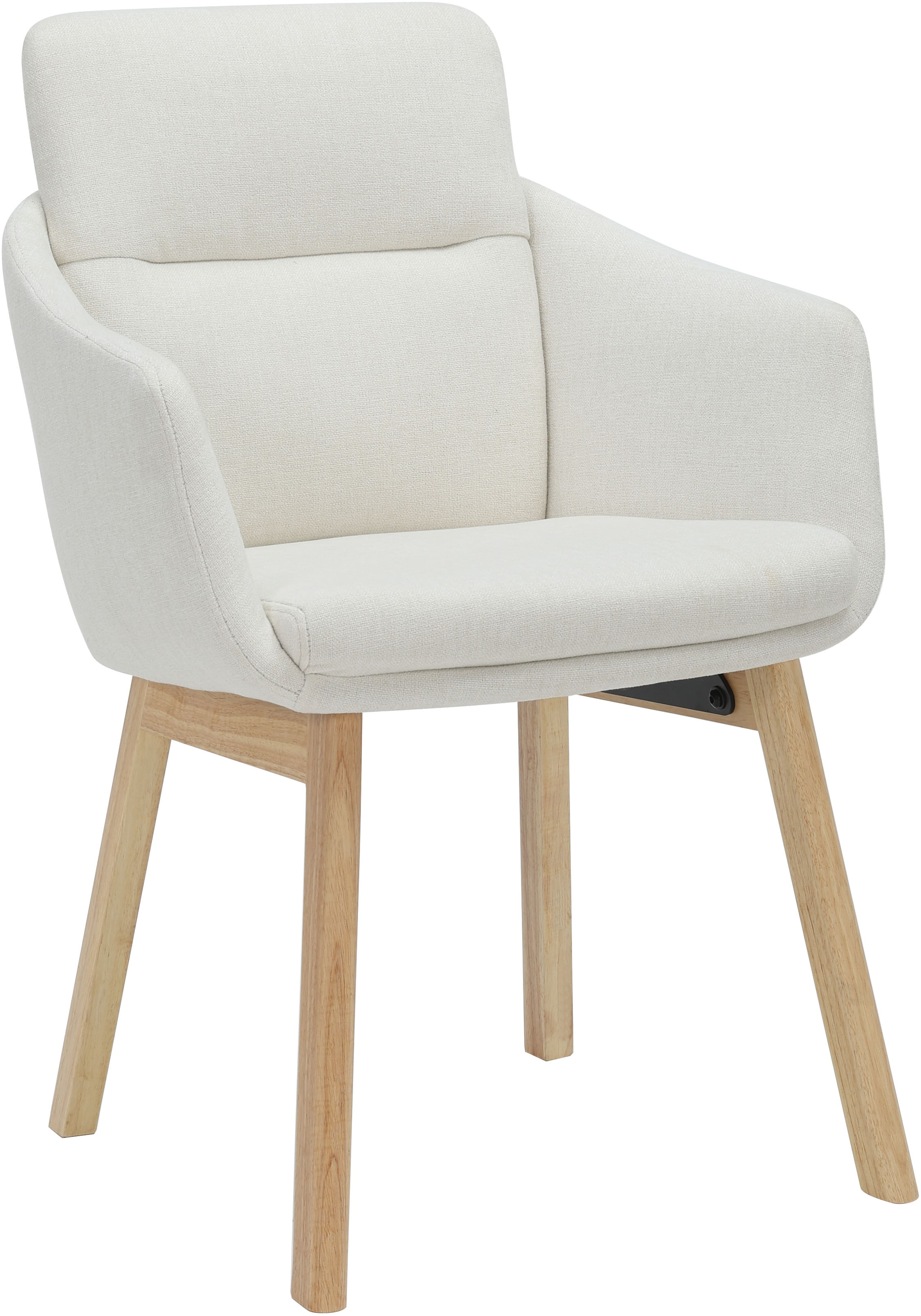 OTTO home Esszimmerstuhl »Hadelin« () 1 Stk.pflegeleichter Webstoff, massives Echtholzgestell, Sitzhöhe ca. 50 cm