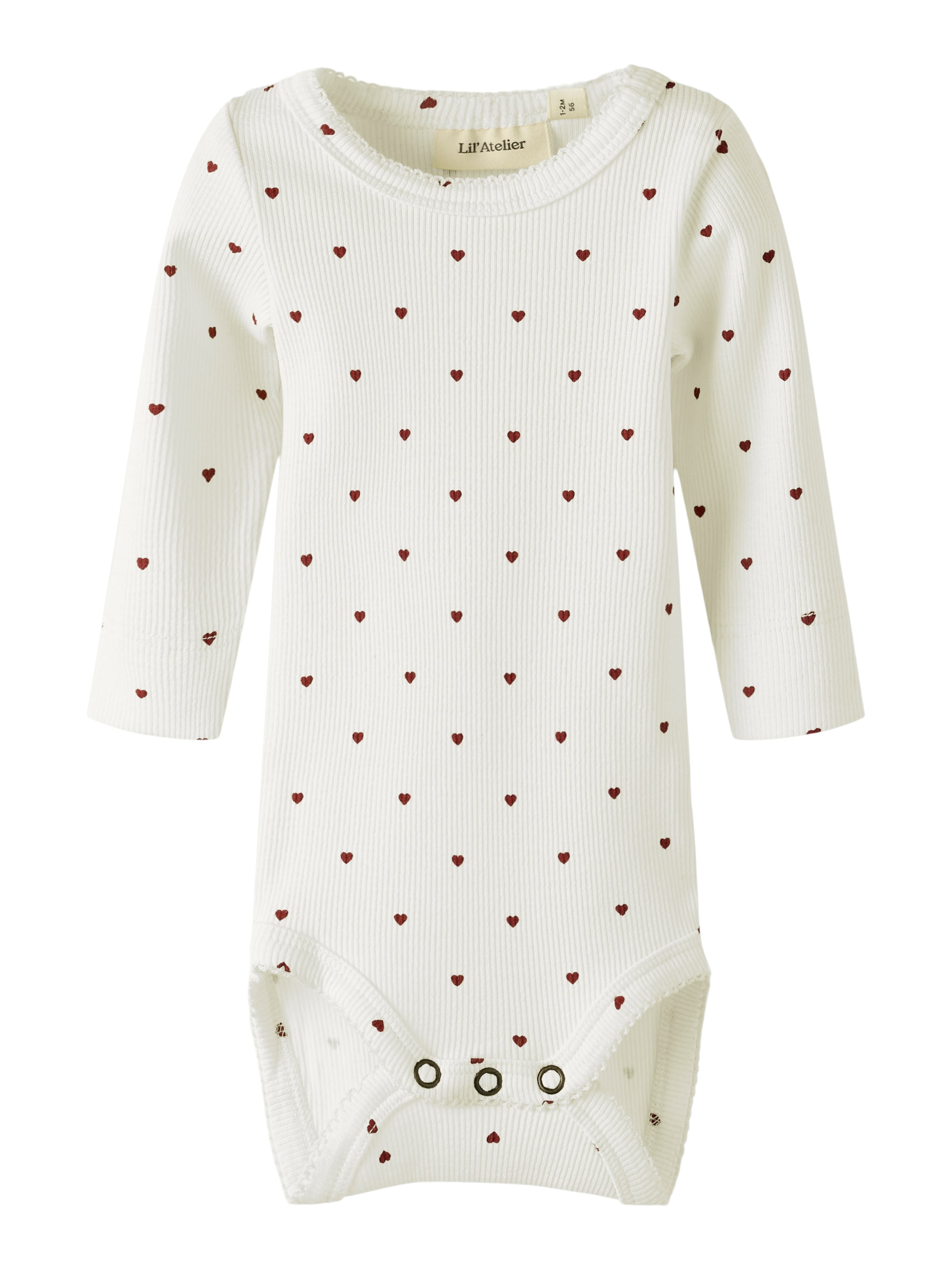 Lil' Atelier Langarmbody »NBFGAGO LS SLIM BODY LIL NOOS« Baumwollmischung