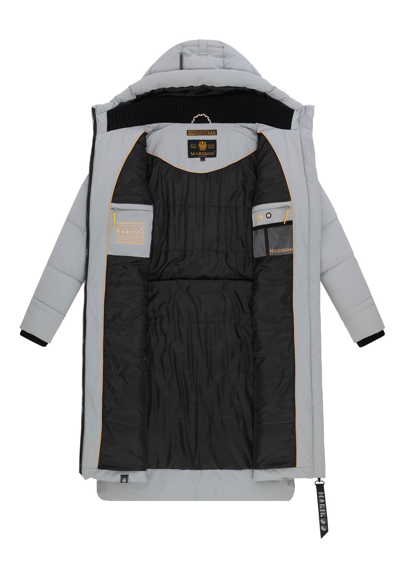 Marikoo Winterjacke »Marikoo Benikoo Damen lange Winterjacke B949«