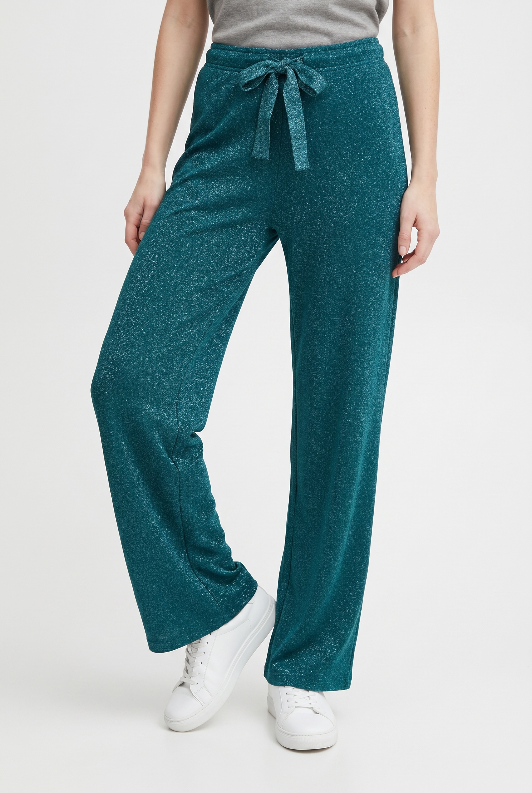 pieces Sweathose »PCCHILLI WIDE GLITTER SWEAT PANT NOOS BC«  Baumwollmischung
