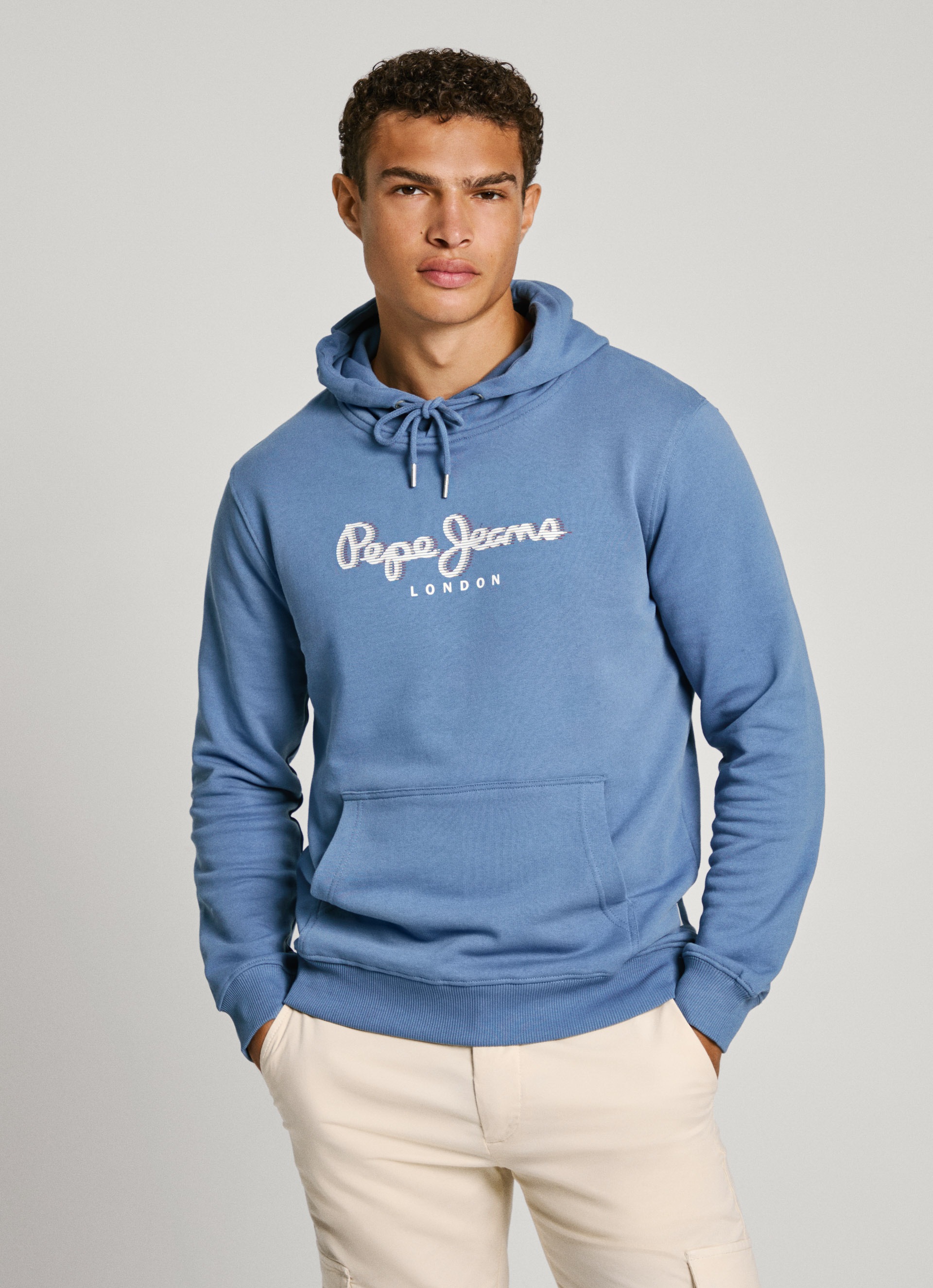 Pepe Jeans Hoodie »SAUL HOODIE«, mit Logoprint in 3-D Optik