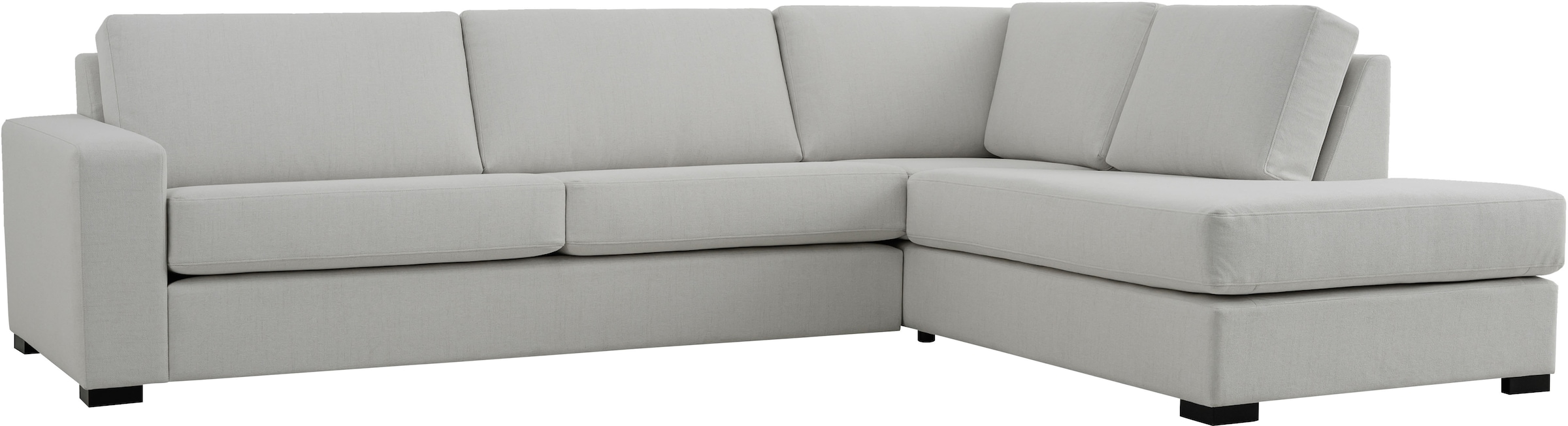 Home affaire Ecksofa »Branwell« Breite 304 cm, Struktur fein, mit Wellenunterfederung