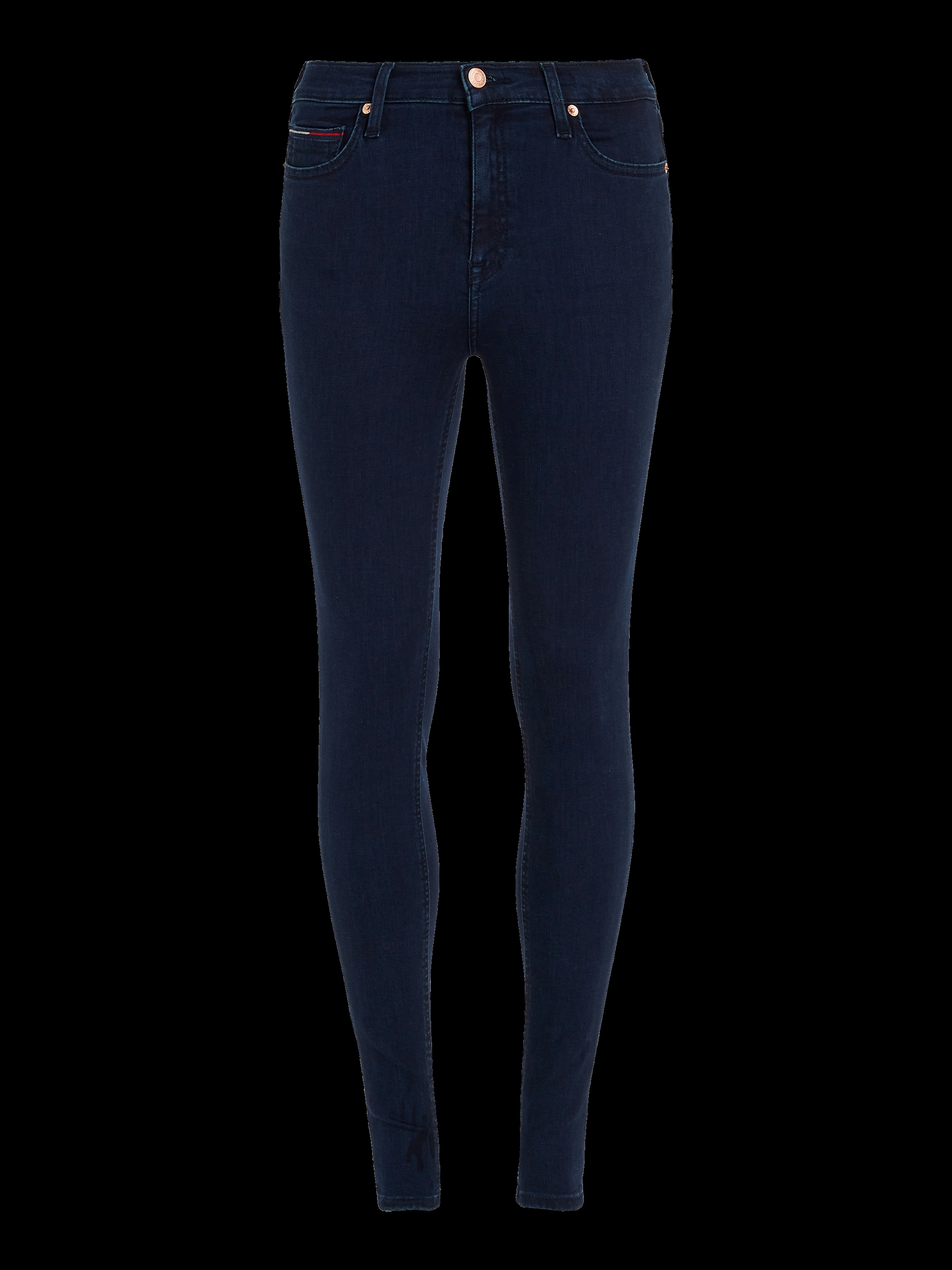 Tommy Jeans Skinny-fit-Jeans »Nora Mid Rise Skinny Fit«, mit Tommy Jeans Logo-Badge & Stickereien