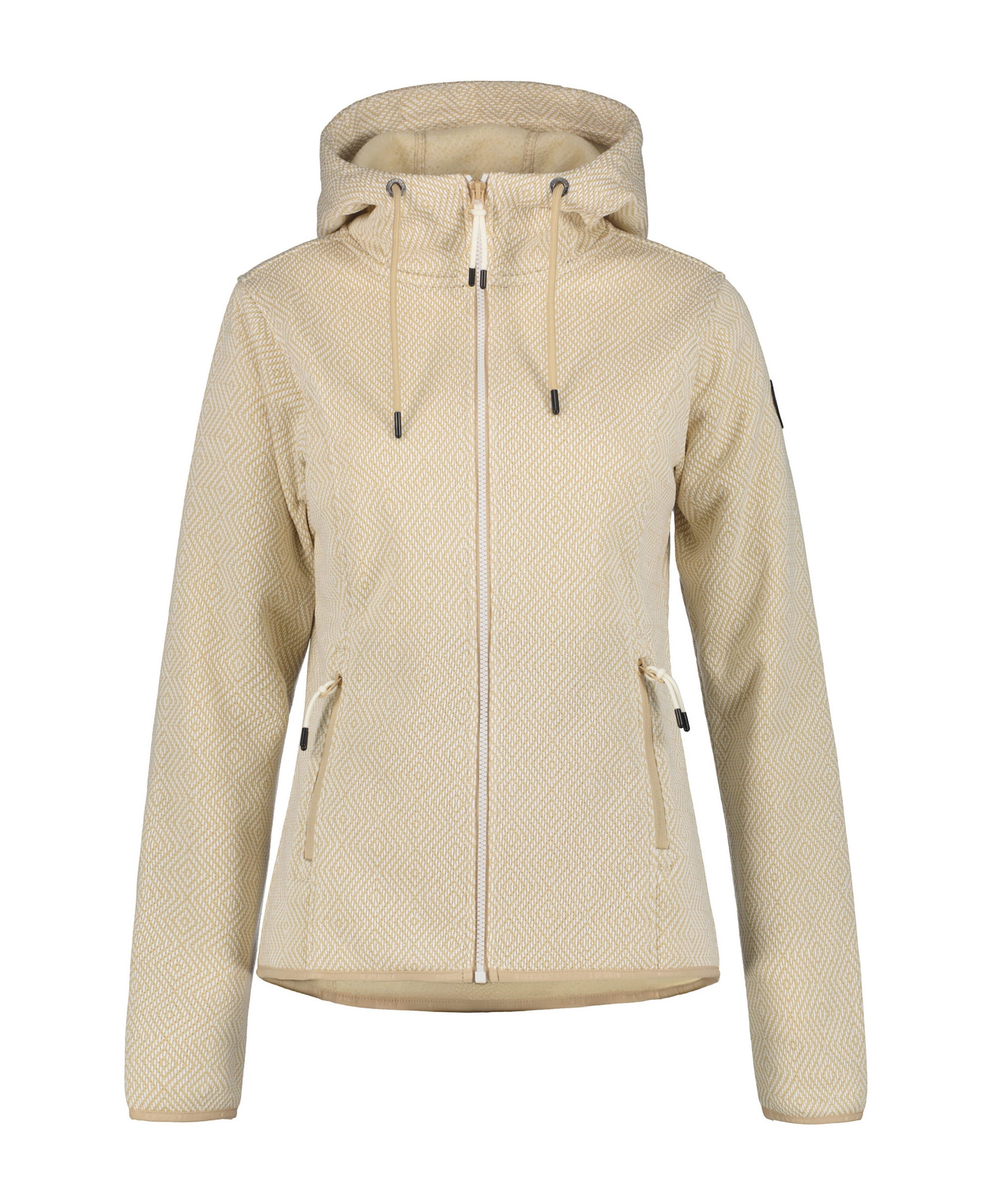 Icepeak Strickjacke »D STRICKFLEECE JACKE AUEN«, in gemusteter Optik
