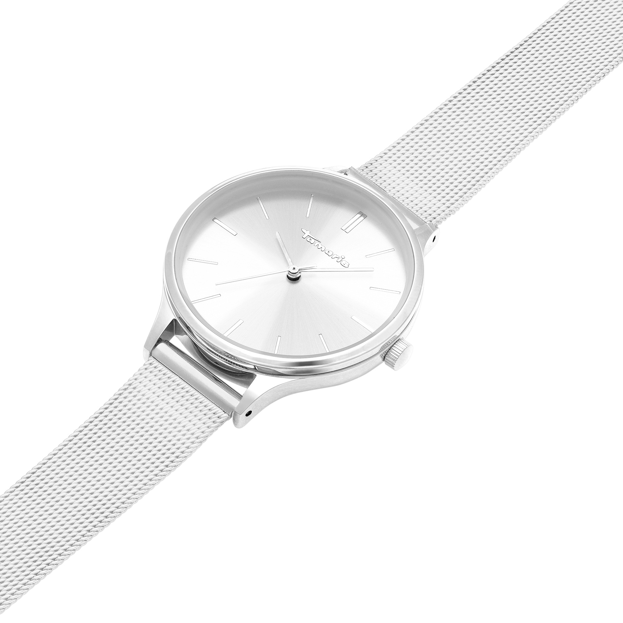 Tamaris Quarzuhr »New Mesh« Armbanduhr, Damenuhr, analog