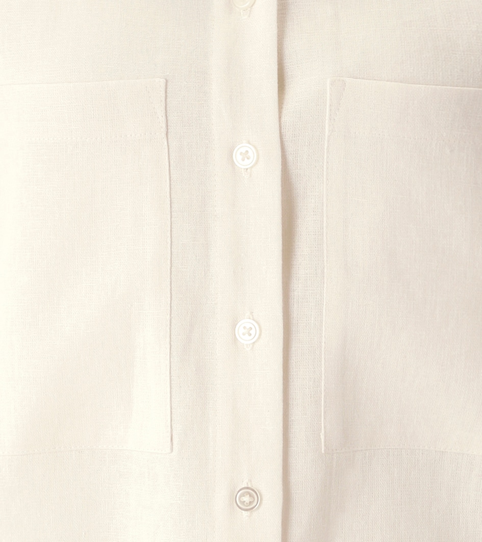 Aniston CASUAL Kurzarmbluse mit Leinen - NEUE KOLLEKTION