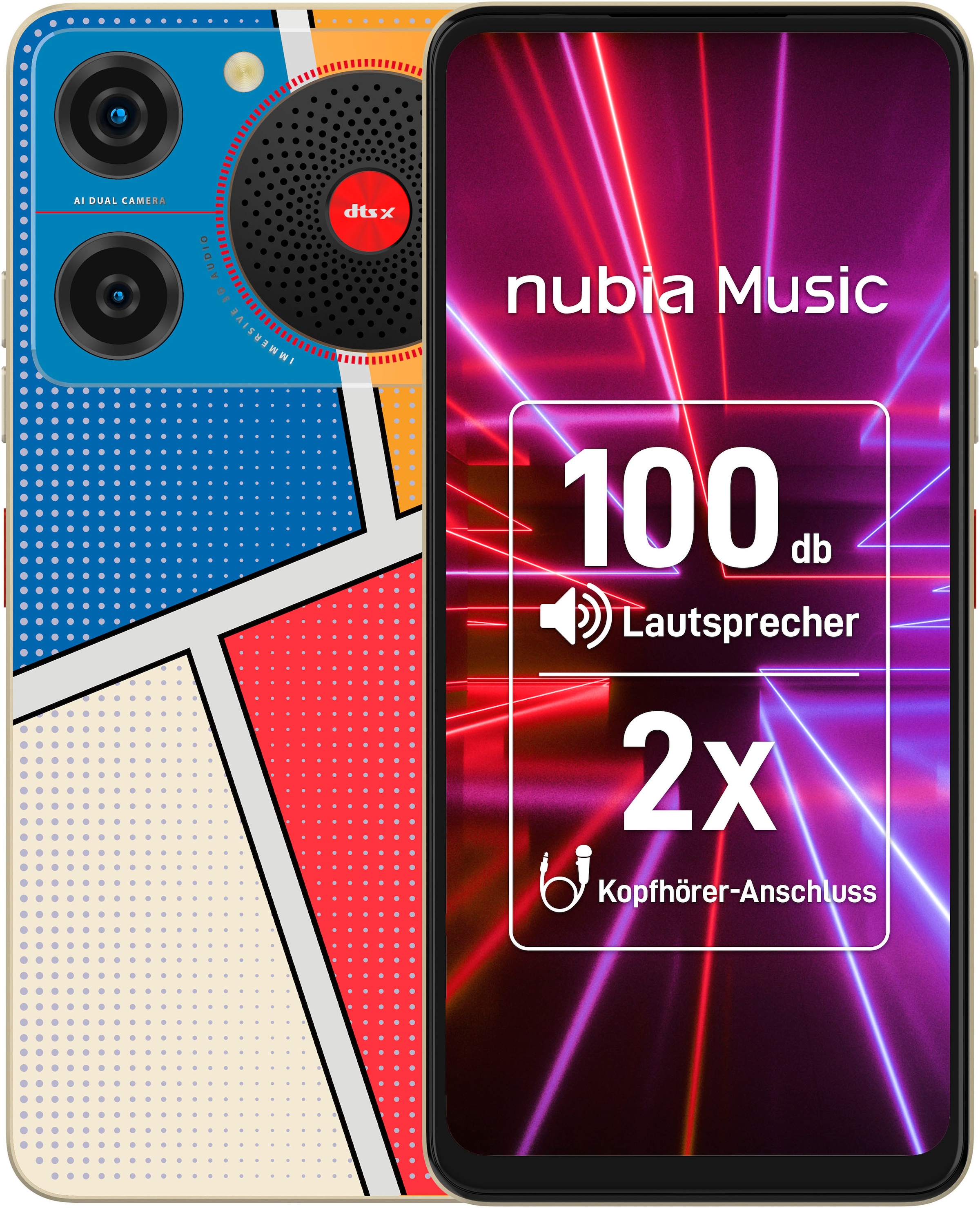 Smartphone »nubia Music«, pop art