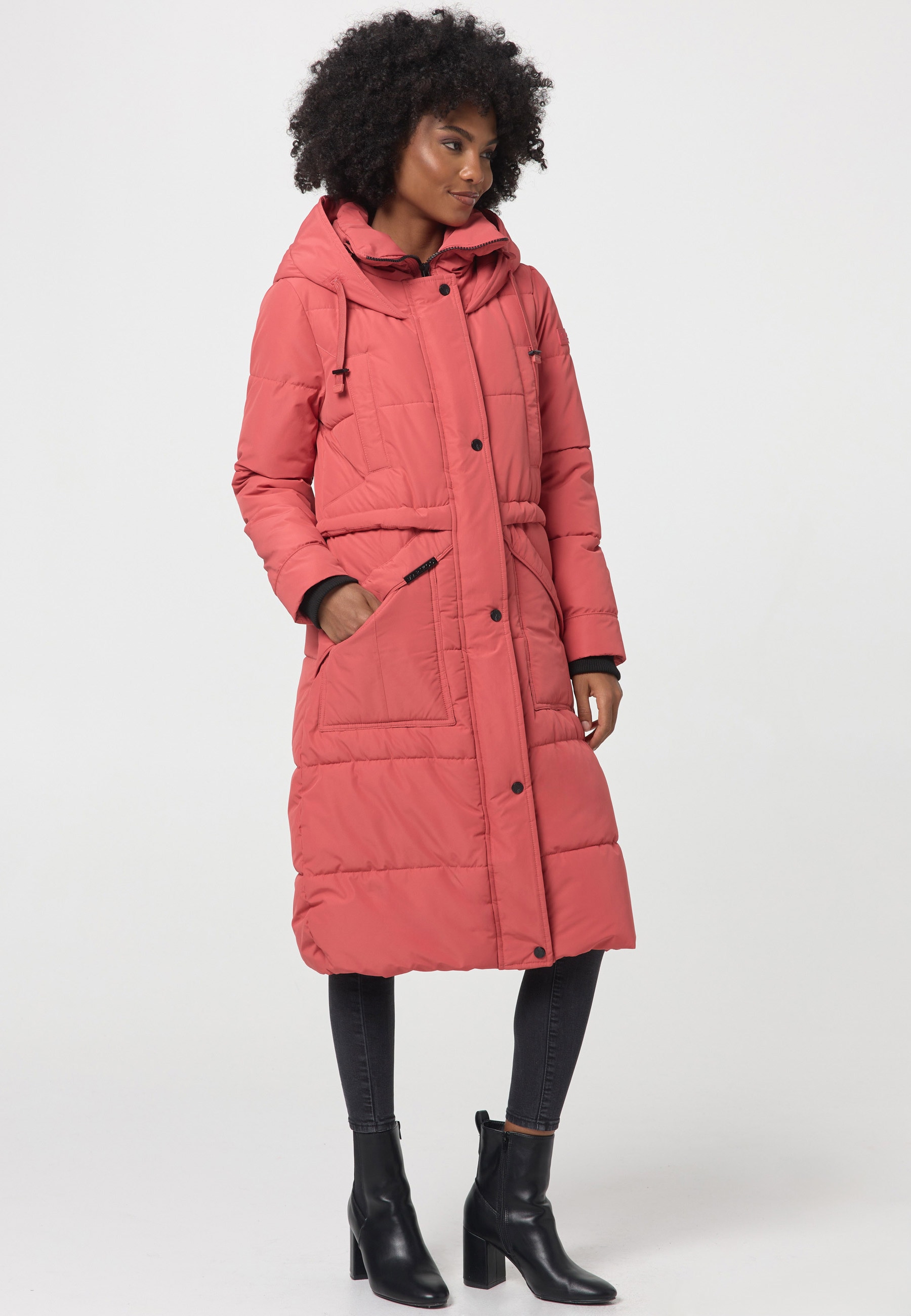 Marikoo Winterjacke »Marikoo Ayumii Damen lange Winter Steppjacke B948«