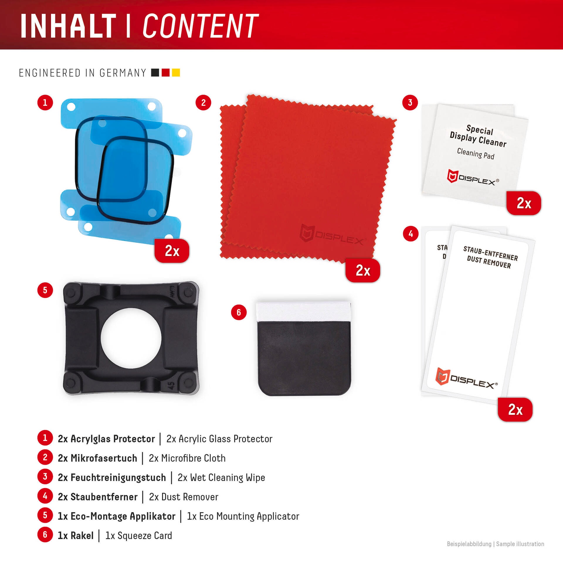 •	Displex Displayschutzglas »Smartwatch Glass Unbreakable Protector Full Cover«