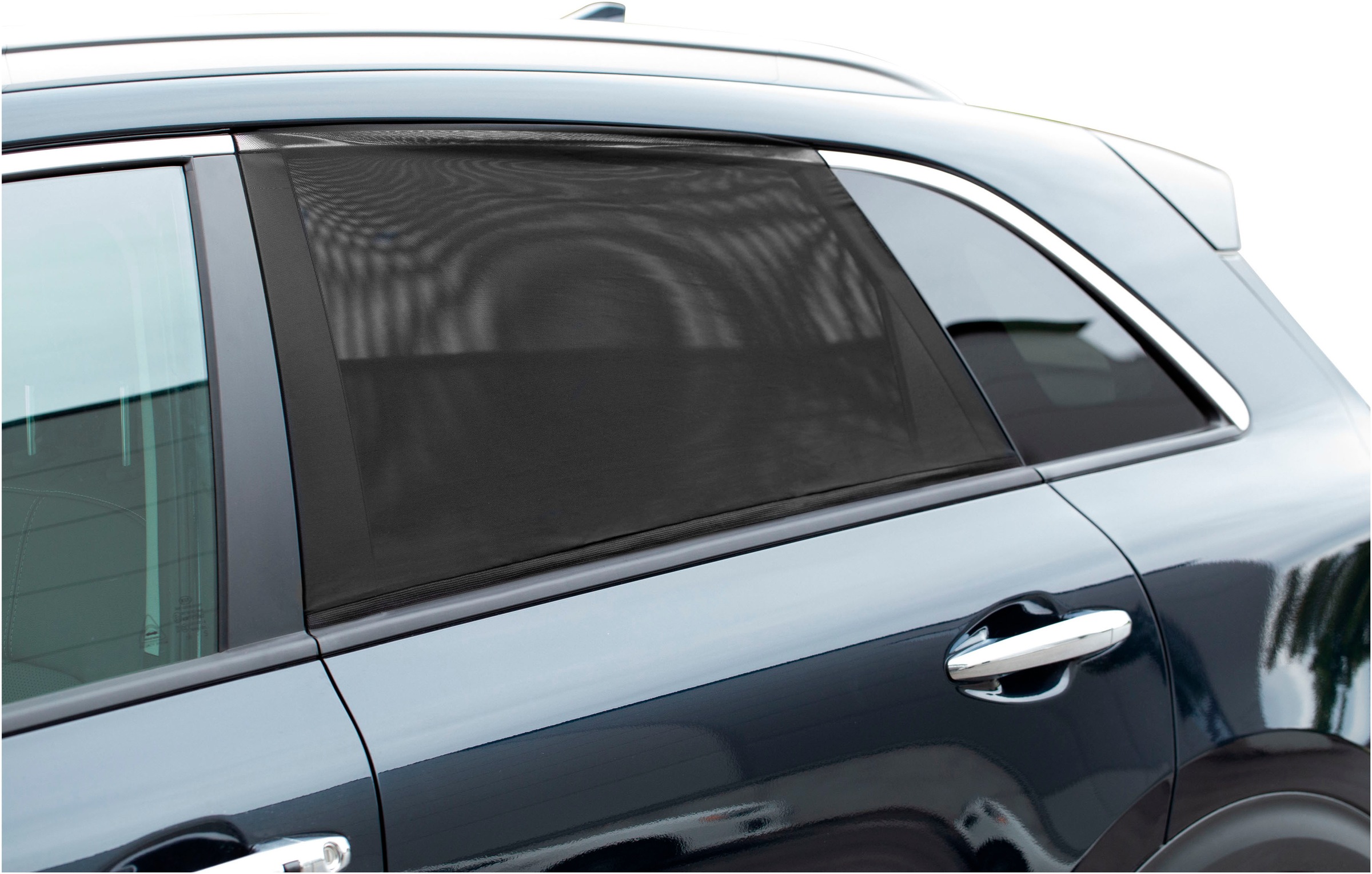 Fillikid Autosonnenschutz »SNCS0001 Window Sock - Sonnenschutz fürs Auto«, (Set, 2 St.), leicht anzuziehen wie eine Socke