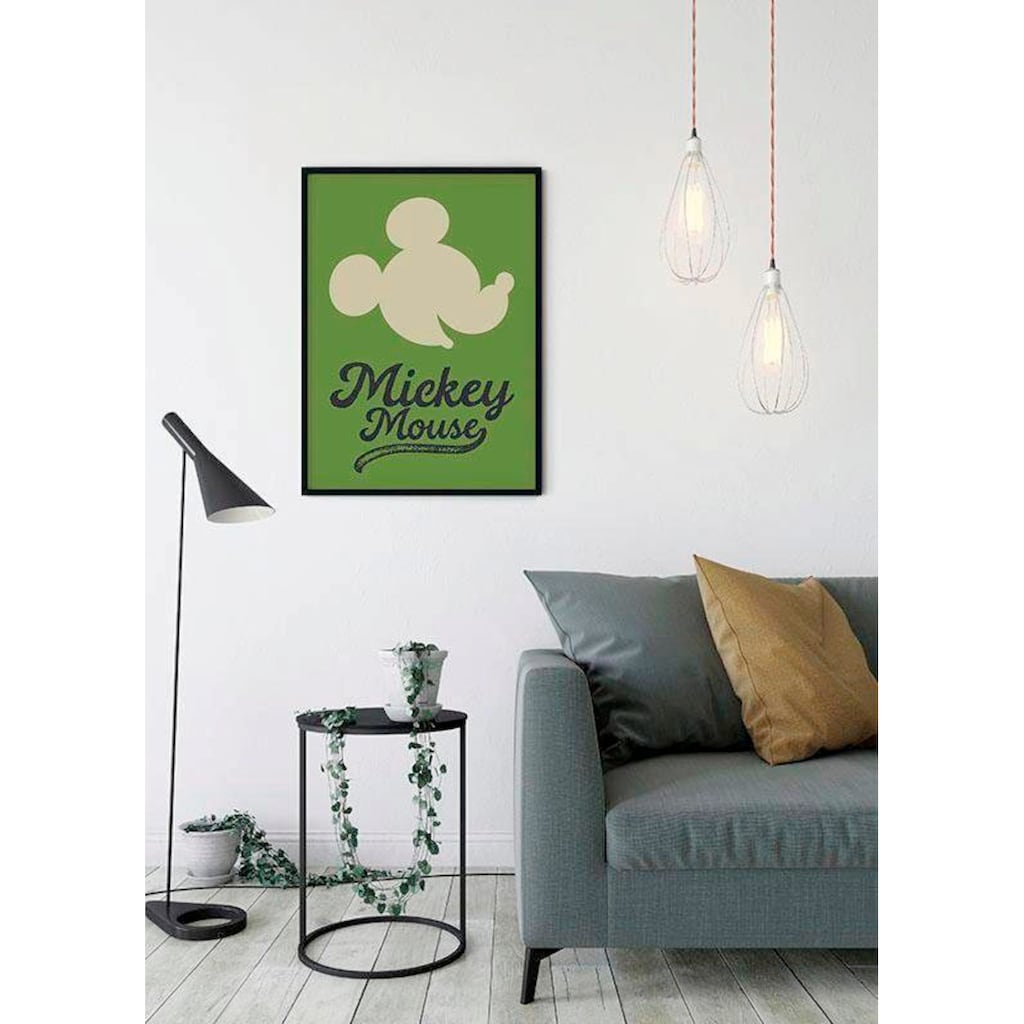 Komar Poster »Mickey Mouse Green Head«, Disney, (1 St.)