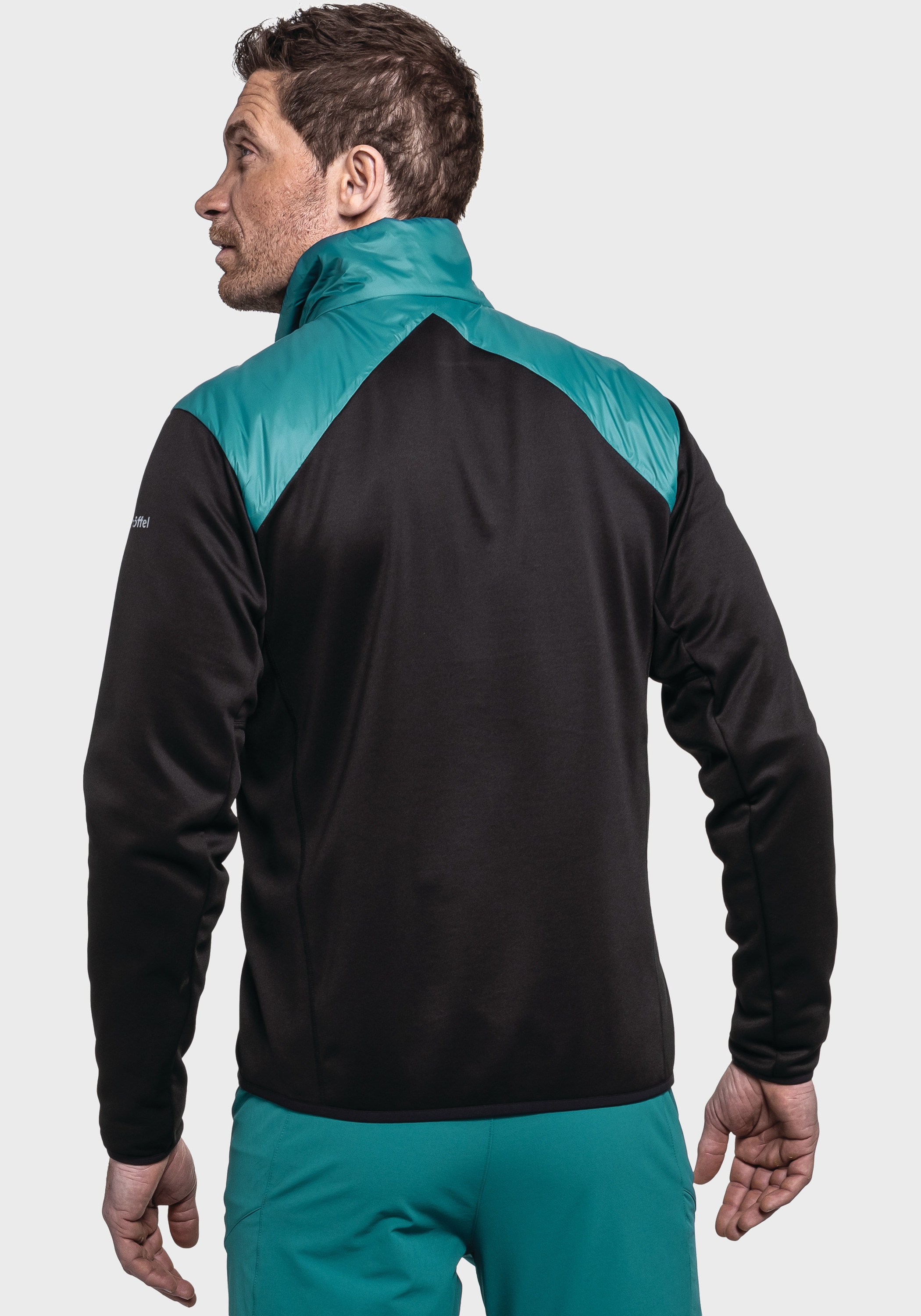 Schöffel Fleecejacke »Hiking Hybrid Jk Style Cascata MNS«, ohne Kapuze