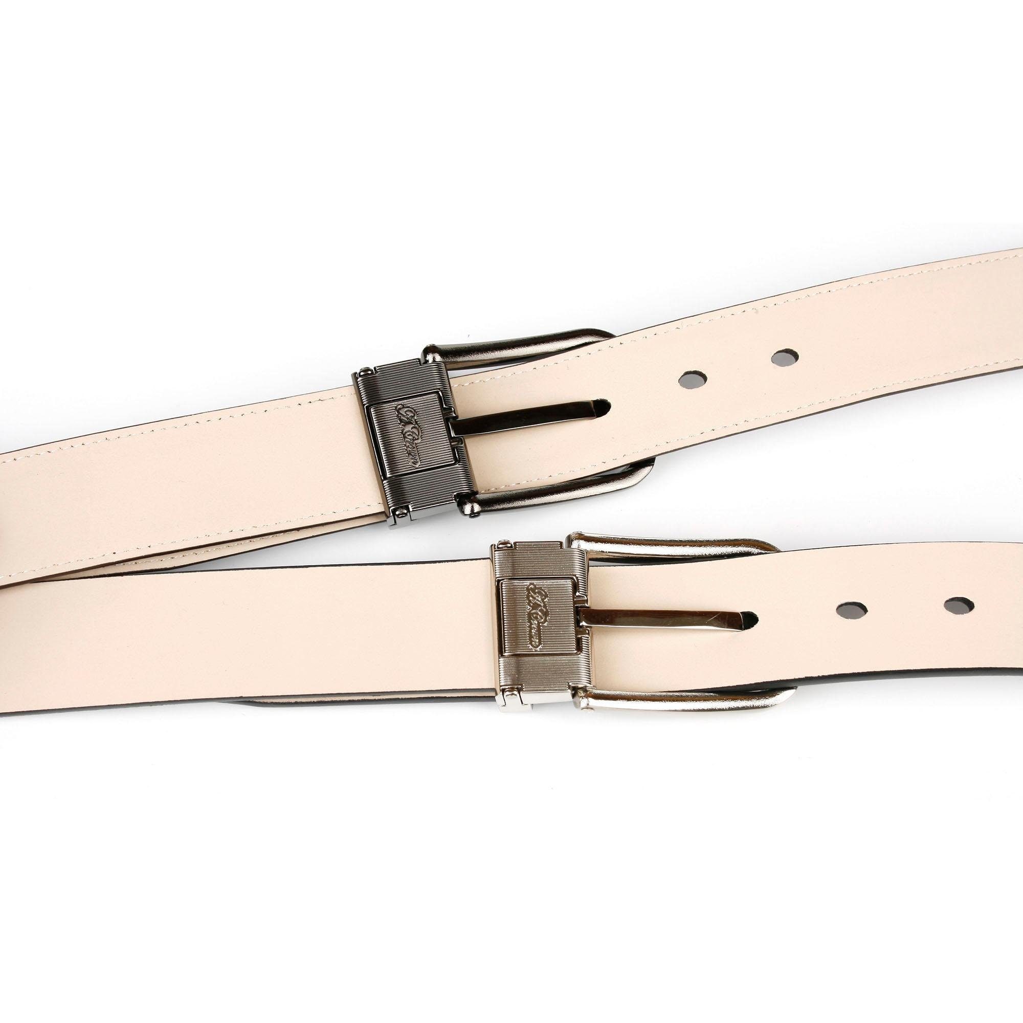 Anthoni Crown Ledergürtel, mit OTTO silberfarbener online Schließe kaufen bei hochwertiger