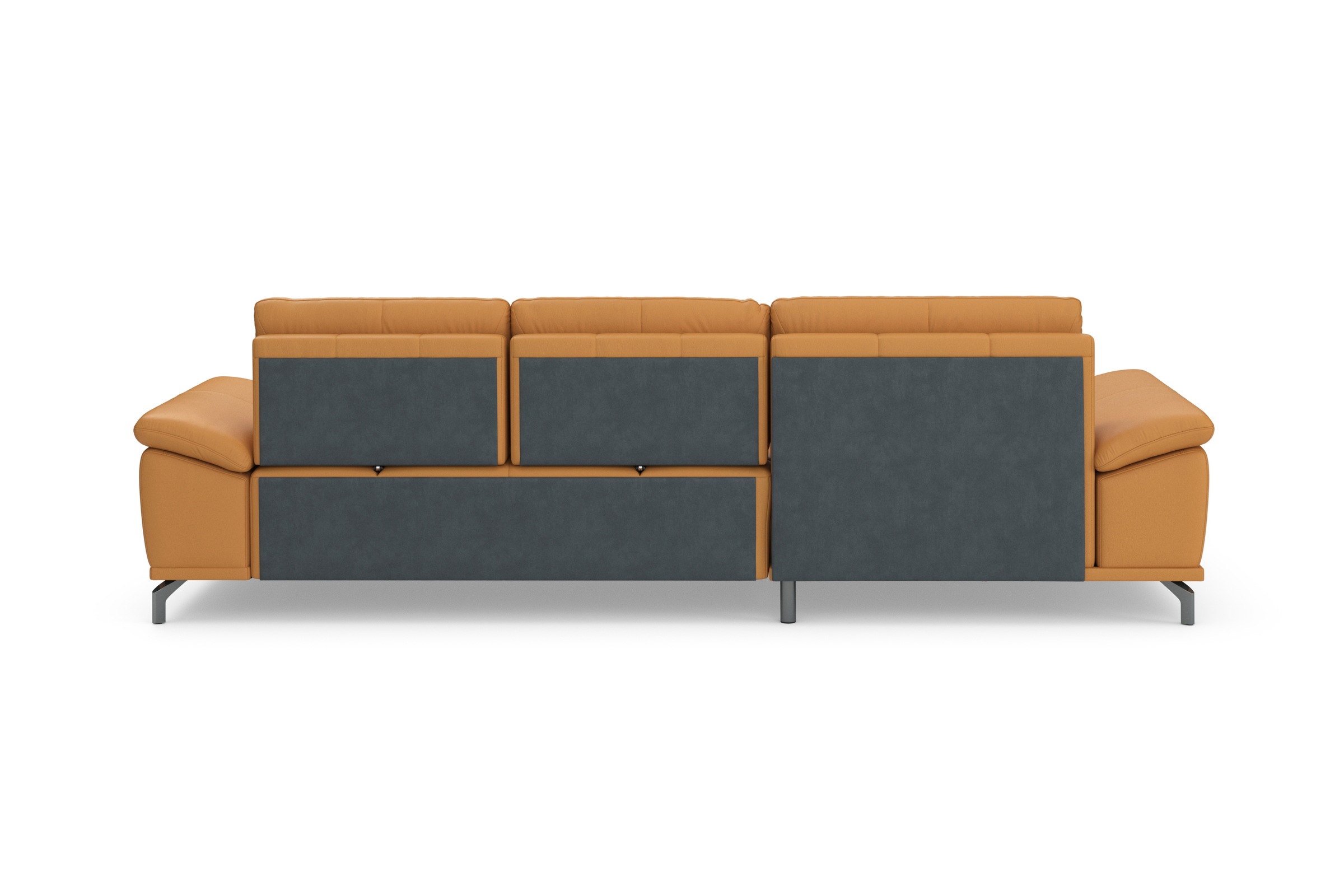 Places of Style Ecksofa Costello, mit Sitztiefenverstellung und Armlehnfunktion, incl. 3 Nierenkissen