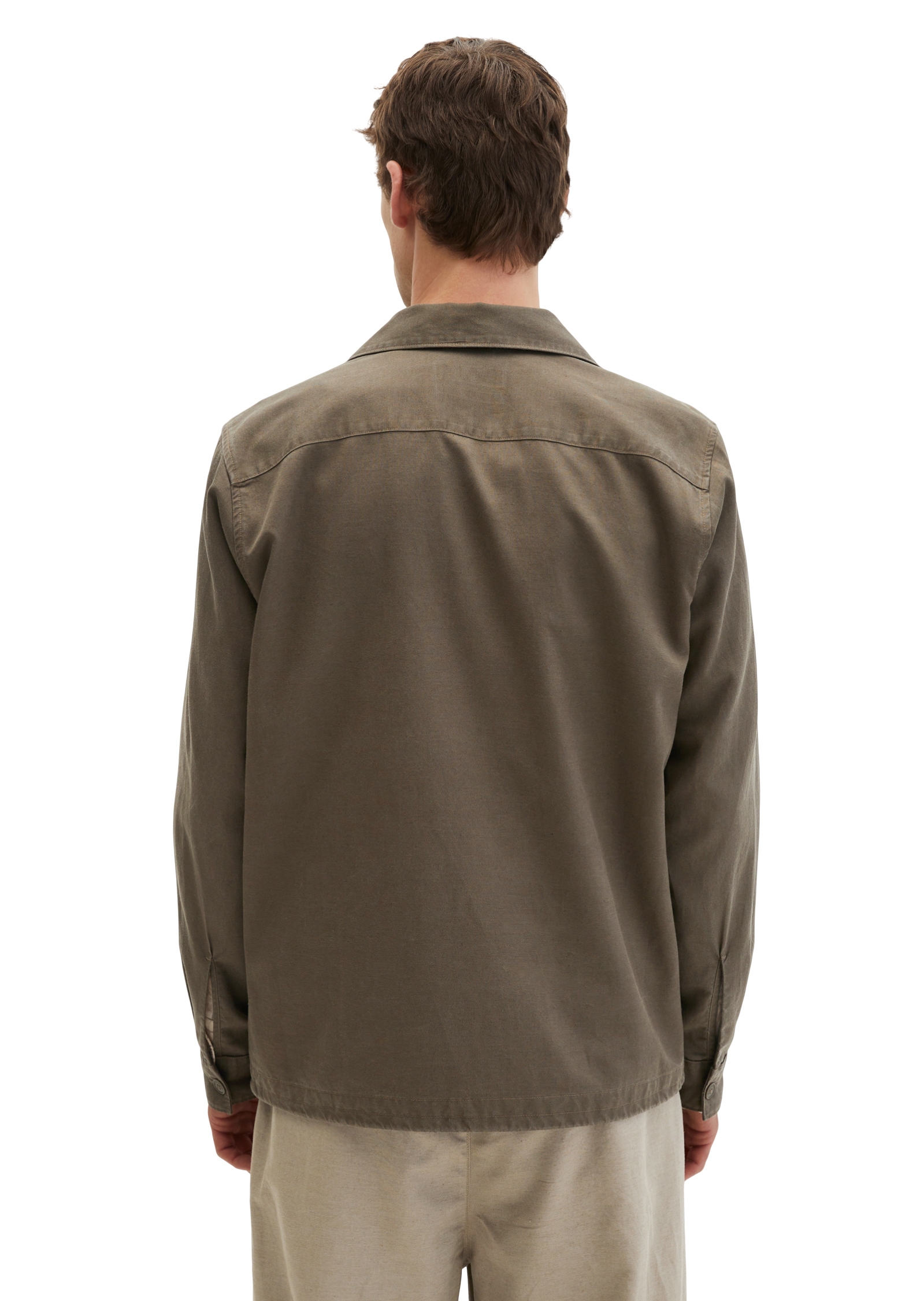 Marc O'Polo Hemdjacke »DFB Travel Collection« Overshirt aus TENCEL Lyocell -Leinen-Mix