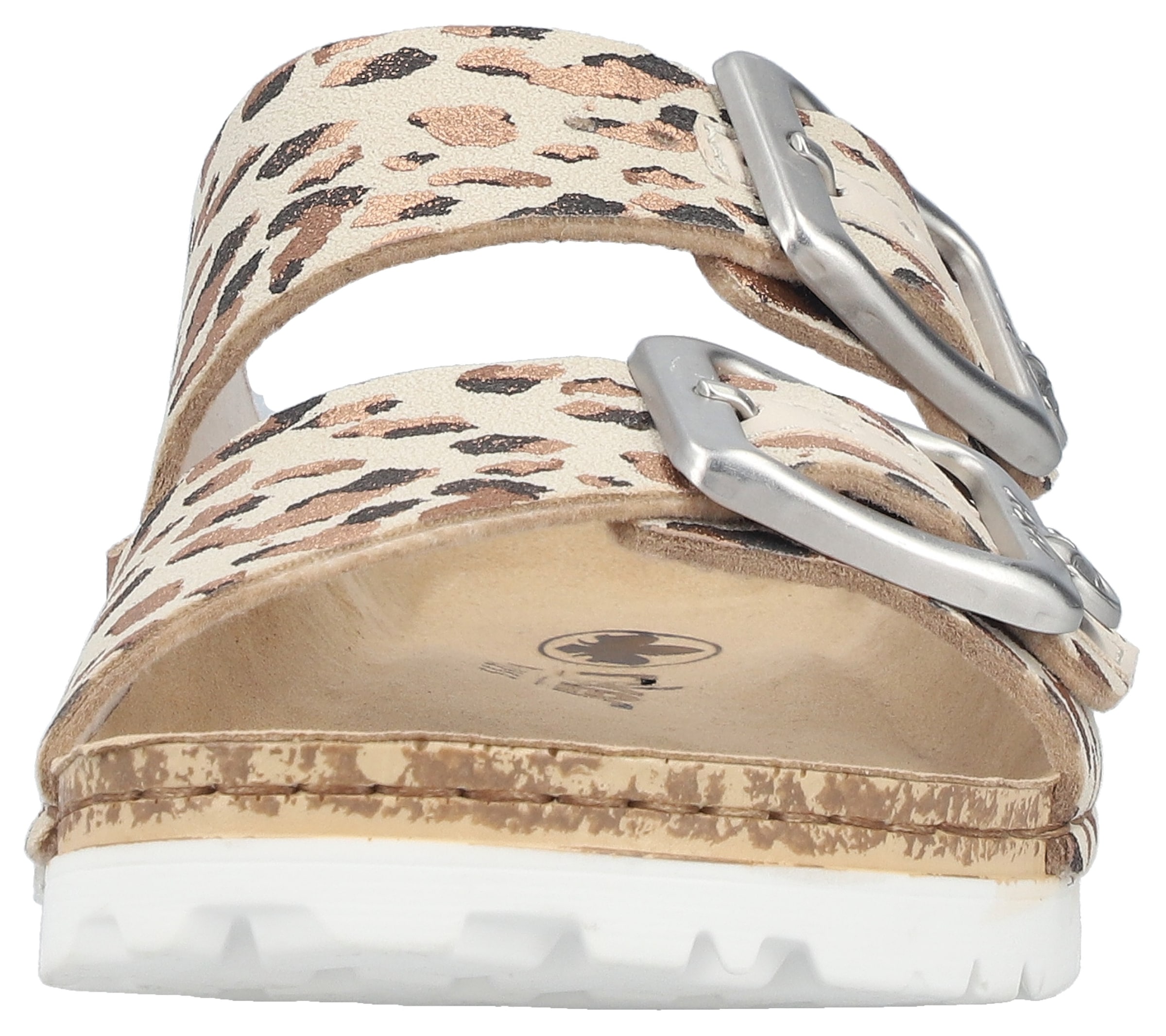 Rieker Pantolette  , Sommerschuh, Schlappen mit verstellbaren Schnallen