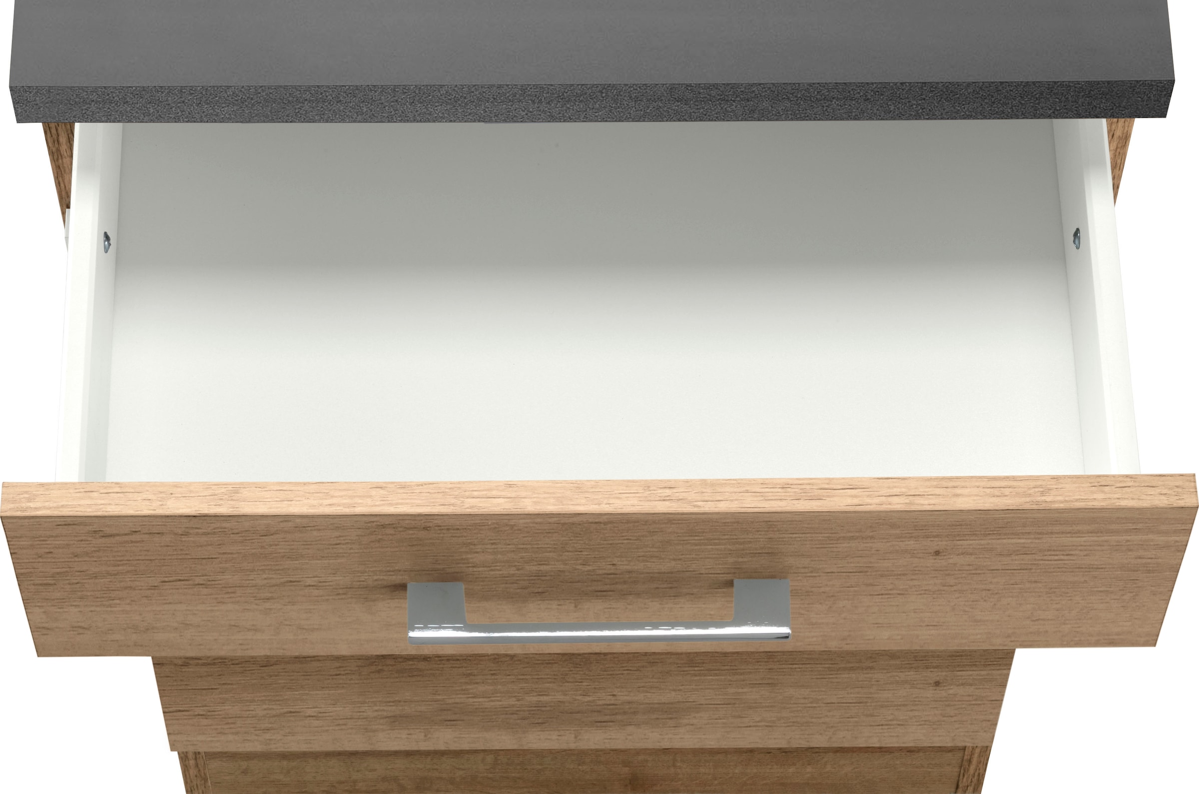 KOCHSTATION Küchenzeile »KS-Colmar« ohne E-Geräte, Breite 330 cm