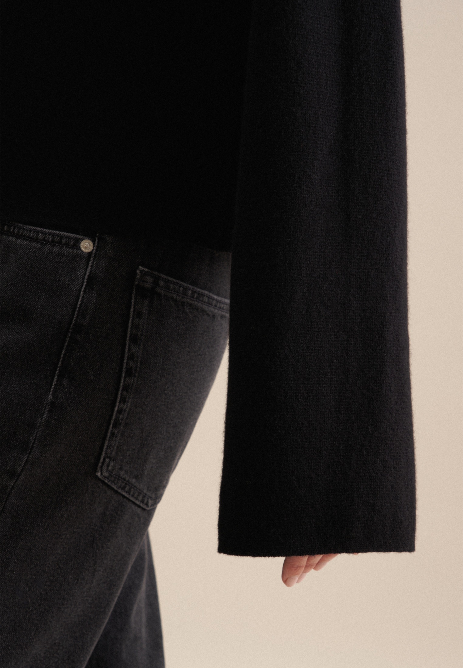 seidensticker Strickpullover »Schwarze Rose«, Langarm Turtleneck