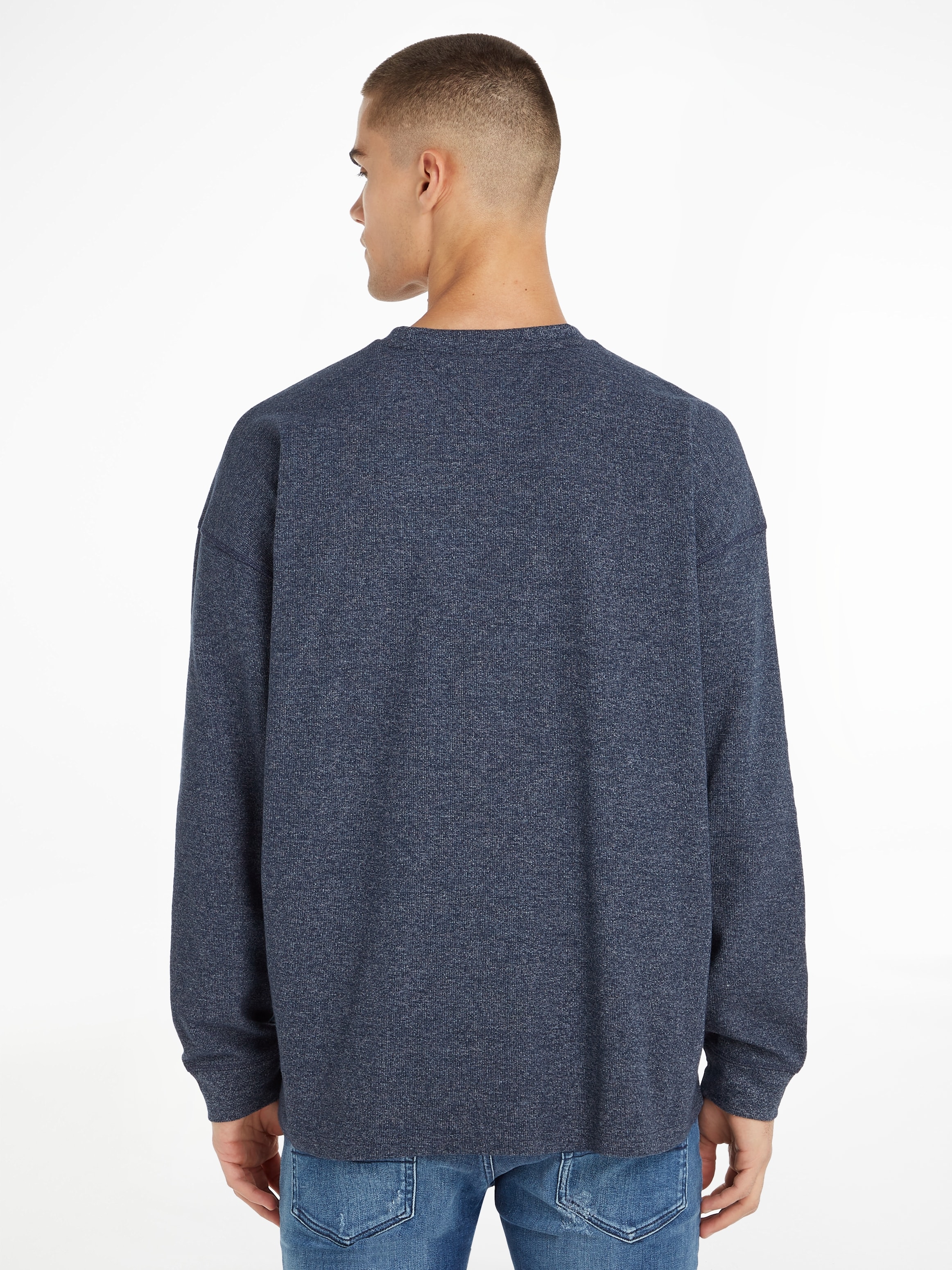 Tommy Jeans Langarmshirt »TJM RLX WAFFLE SNIT TEE«