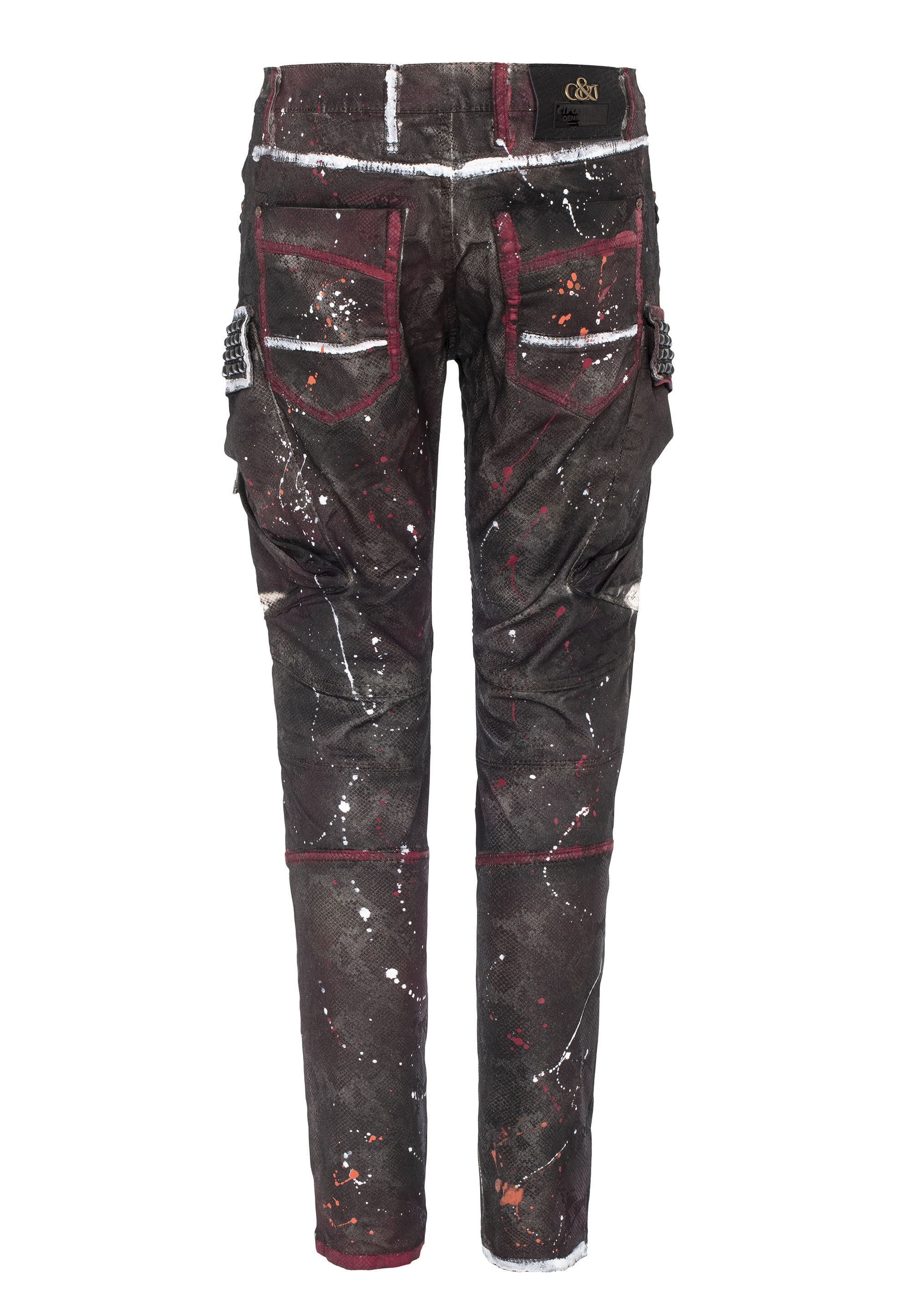 Cipo & Baxx 5-Pocket-Jeans »Cipo & Baxx Jeans« mit coolem Print