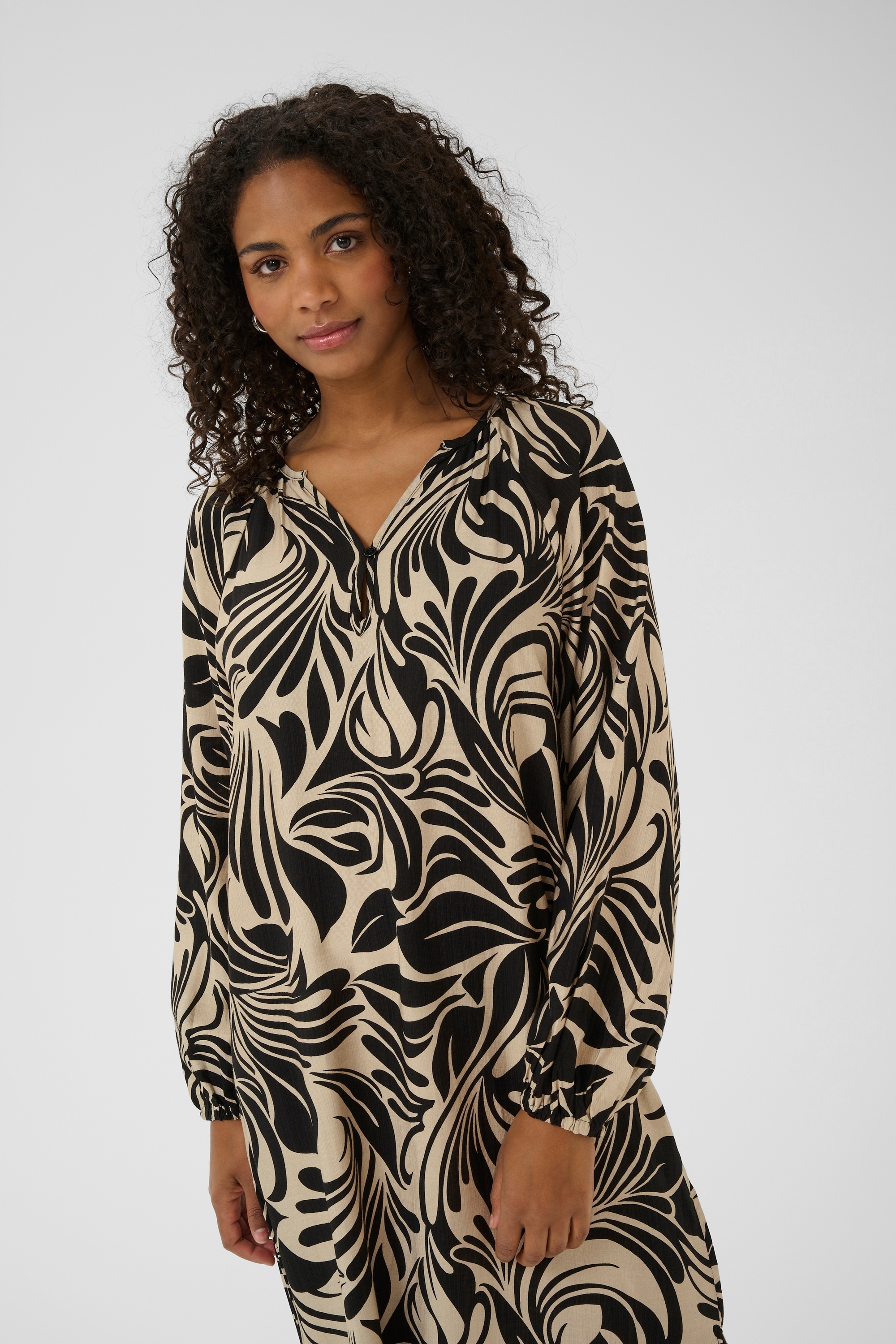 KAFFE Midikleid »Kleid KAcelia«